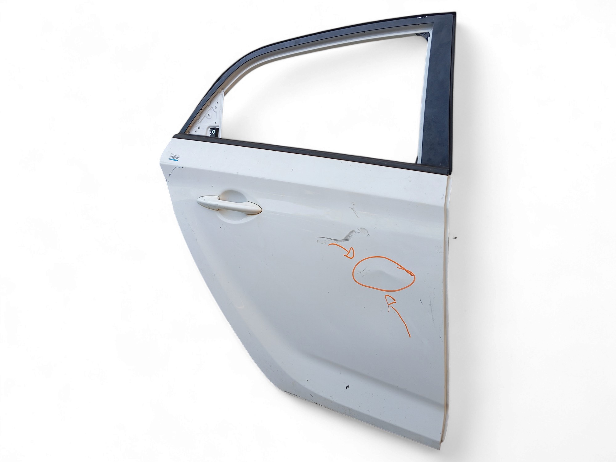 Porta Traseira L/d Hyundai Hb20 2012/19 Original C/detalhes 3