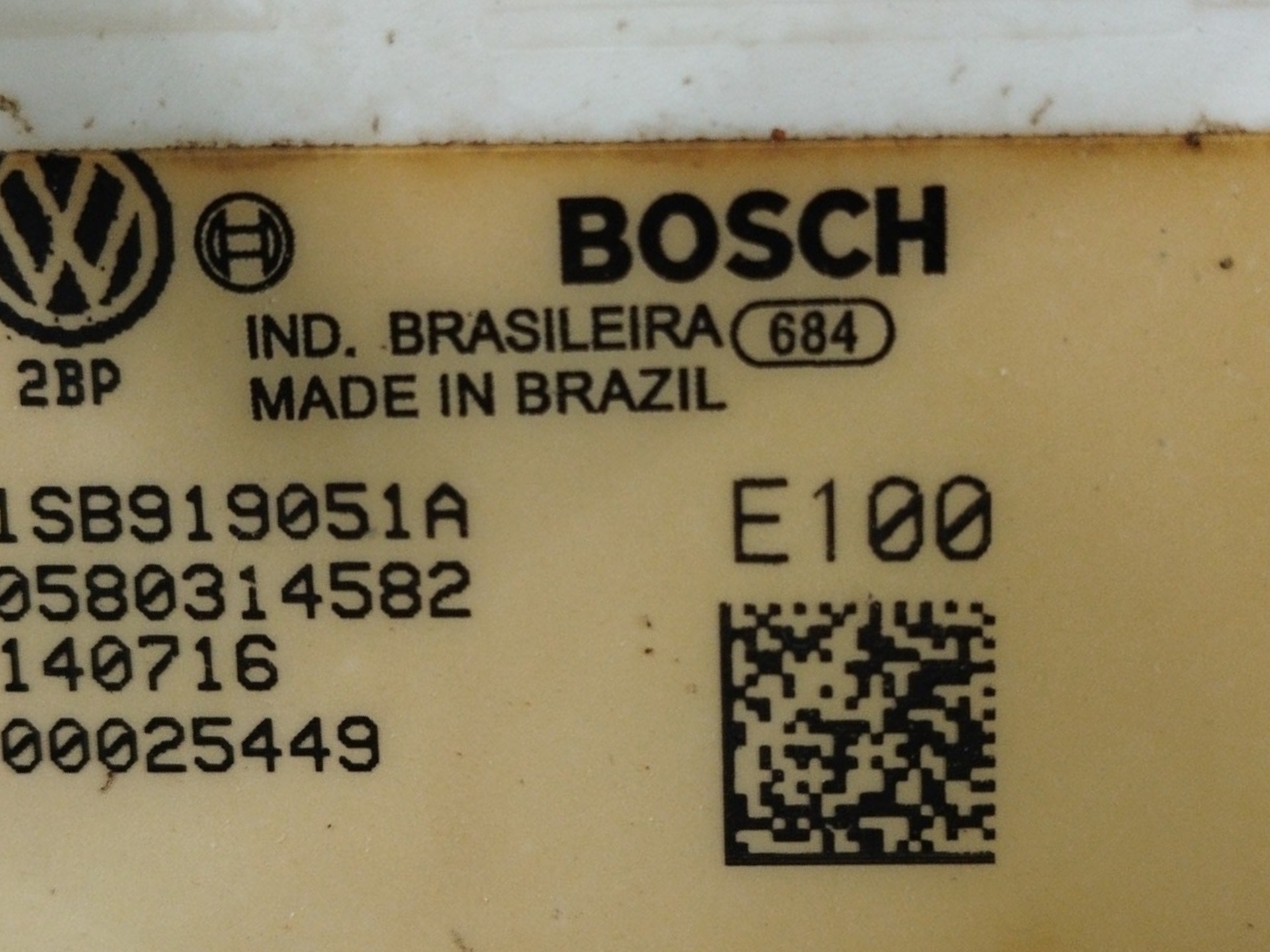 BOMBA COMBUSTÍVEL VOLKSWAGEN UP! 1.0 FLEX 2016 – 0580314582 3