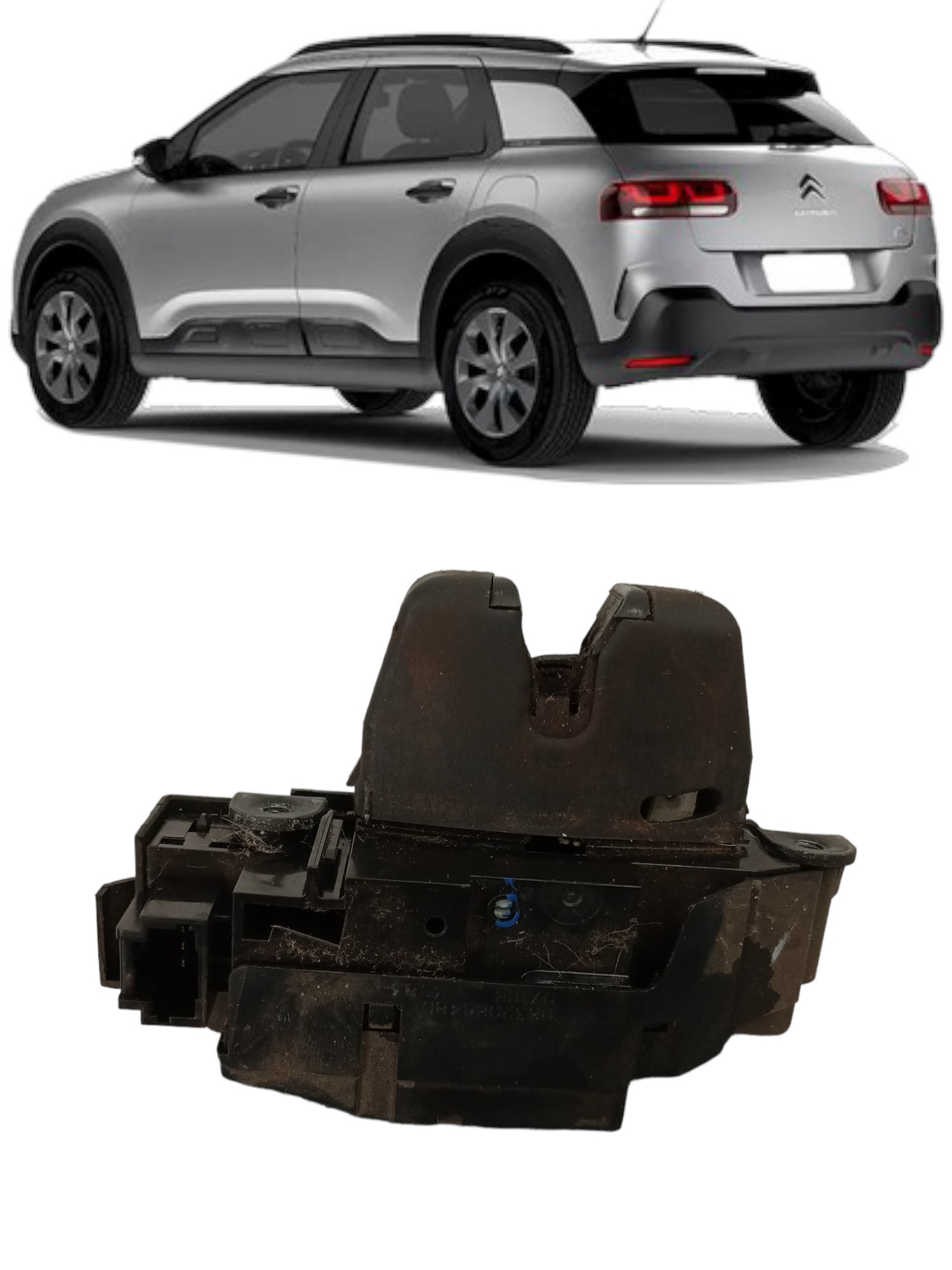 Fechadura Tampa Traseira C4 Cactus 17 A 20 Usada Original