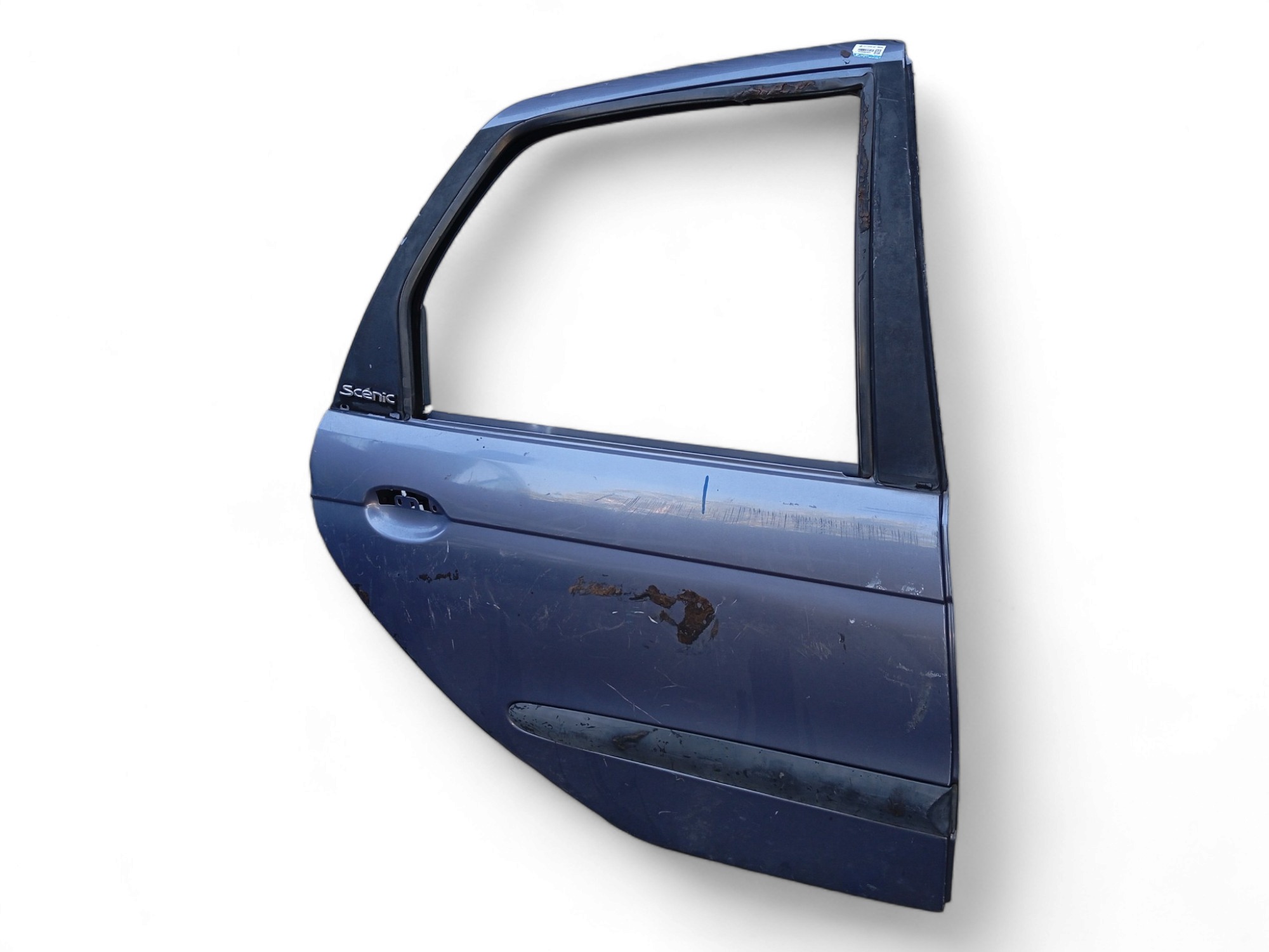 Porta Traseira L/d Renault Scenic 00/07 Original C/detalhes – Traseira – Direito – Azul 3