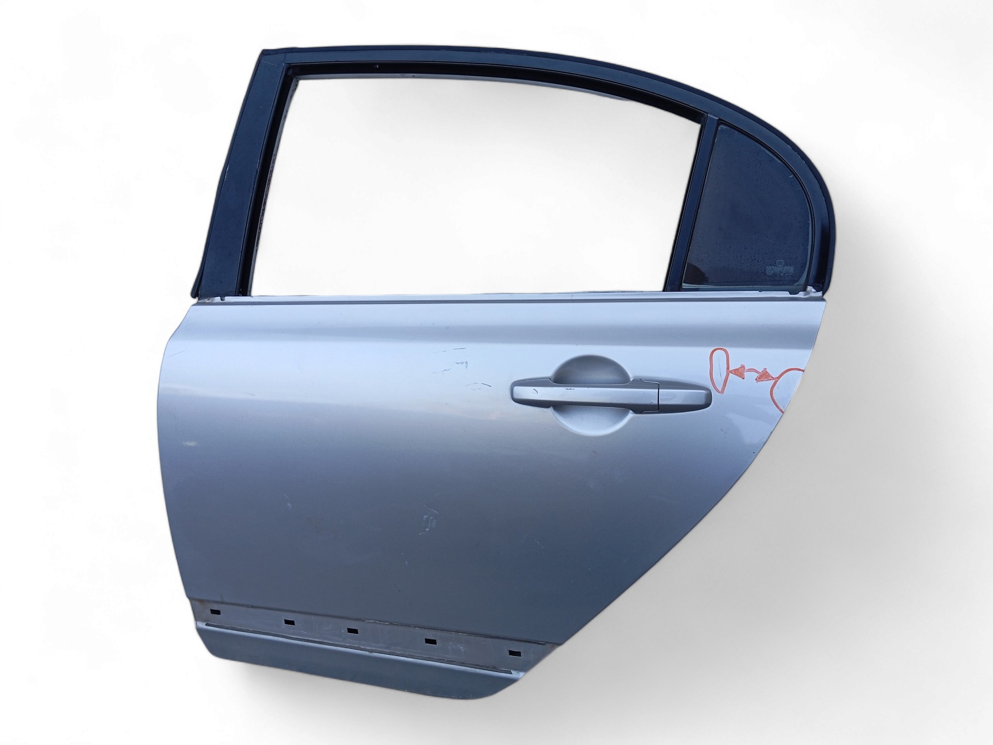 Porta Traseira L/e Honda New Civic 2007 A 2011 Original  – Traseira – Esquerdo – Prata 4
