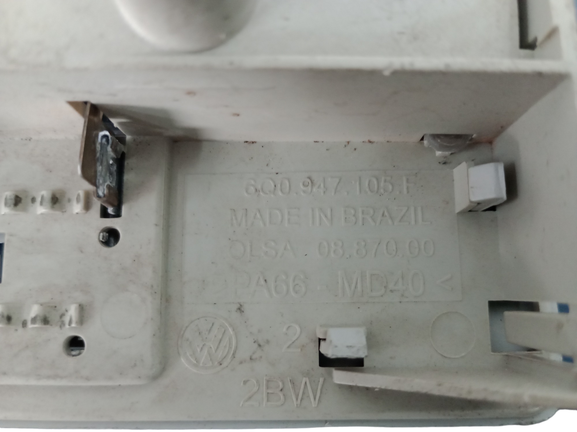 Luz De Teto Vw Gol / Voyage / Saveiro G5 S/botão Original 5