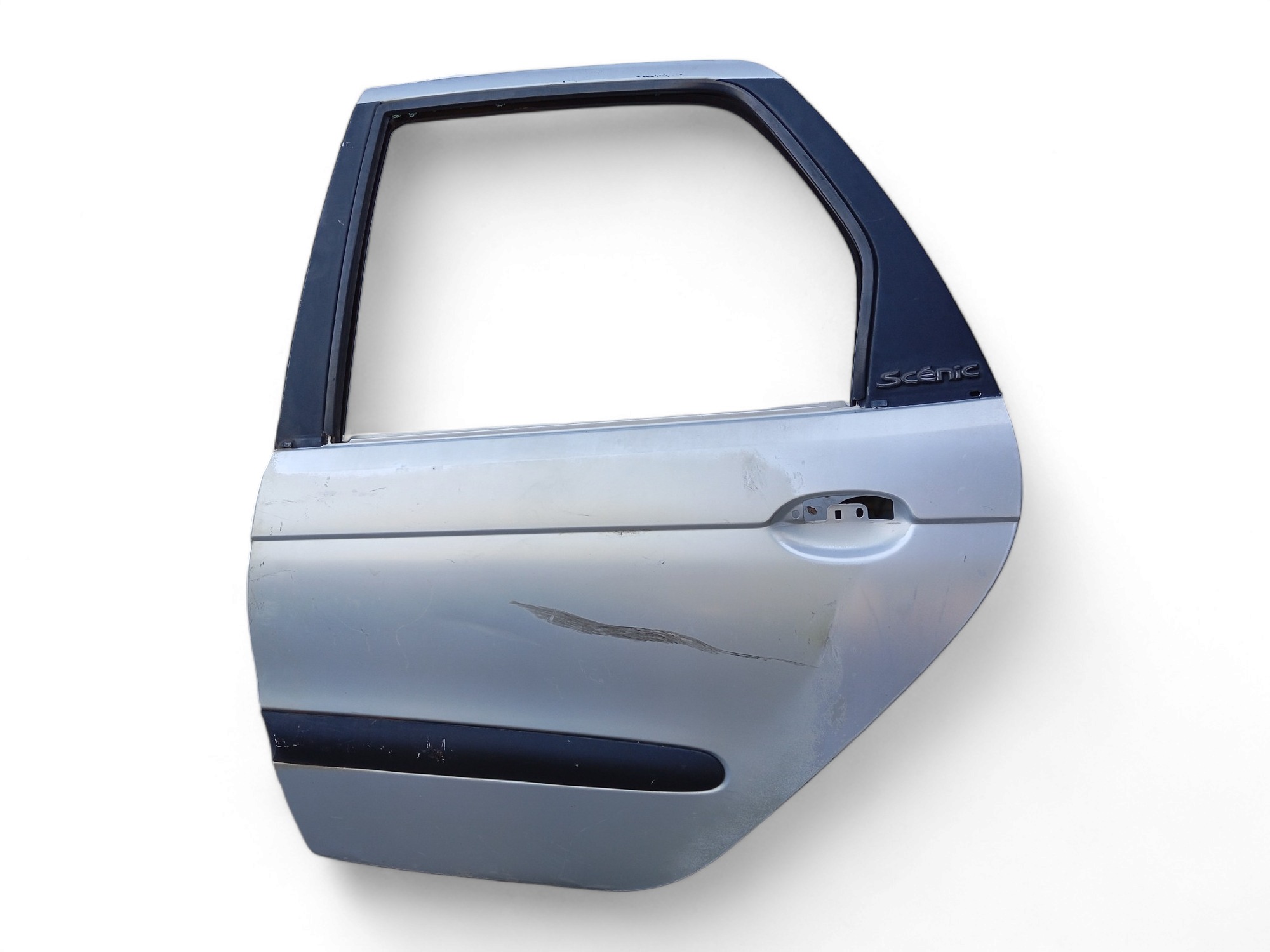 Porta Traseira L/e Renault Scenic 2000 A 2007 Original  – Traseira – Esquerdo – Prata 2