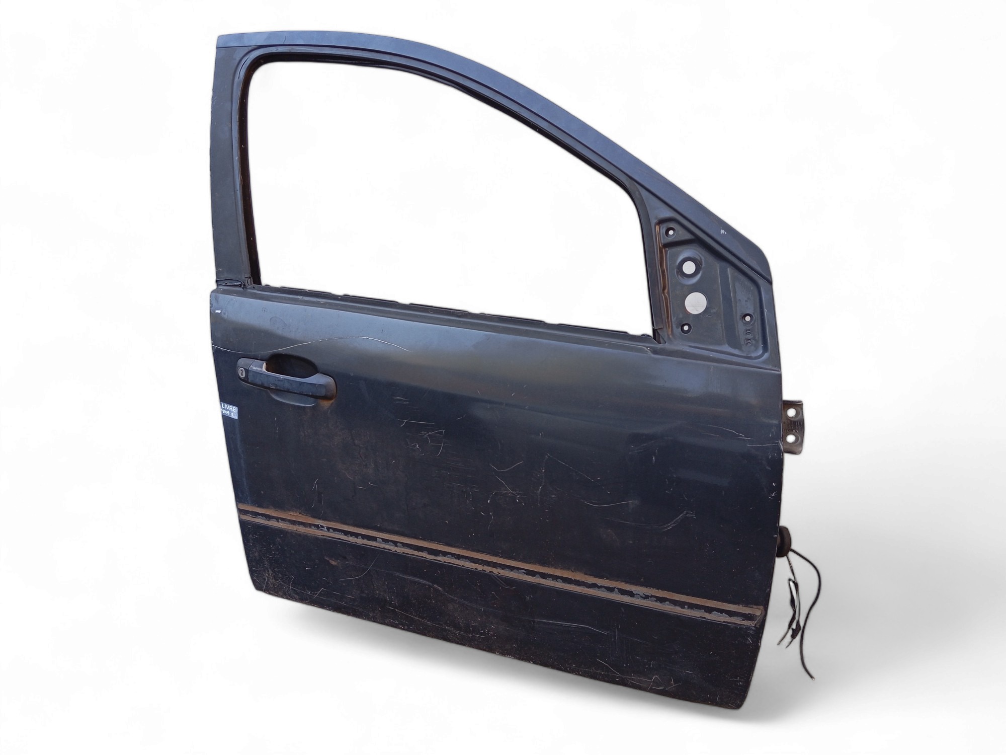 Porta Dianteira L/d Ford Fiesta 2003 A 2012 Original  Dianteira Direito Preto 3