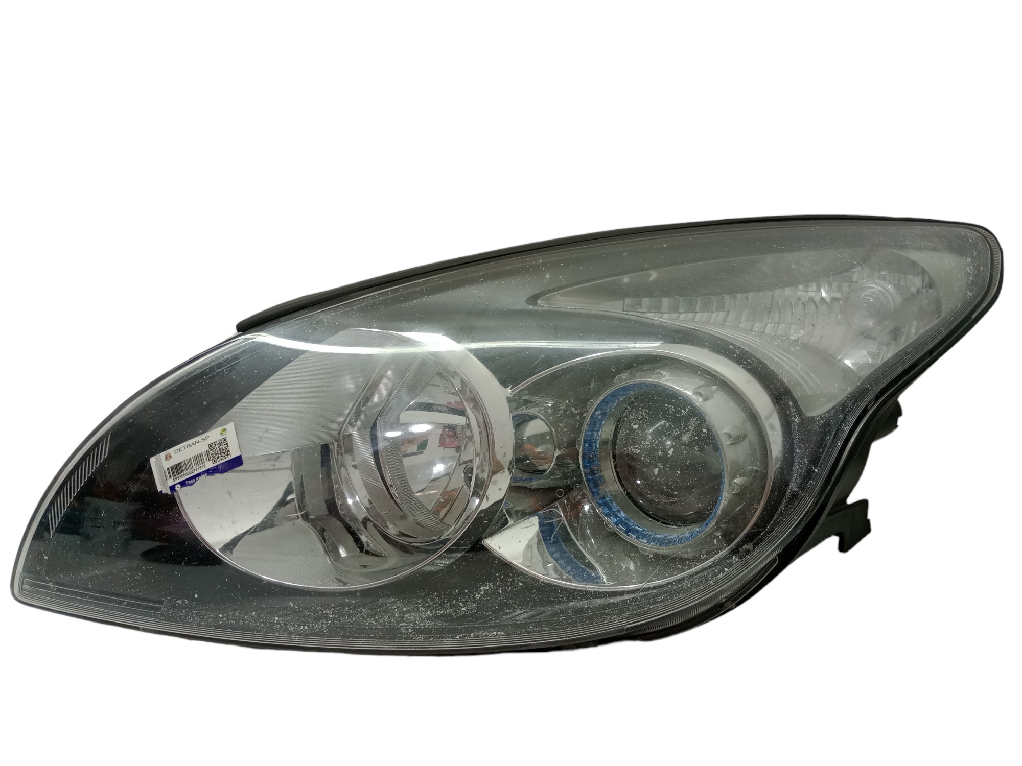 FAROL L/E I30 2009 A 2012 ORIGINAL MASCARA NEGRA C/DETALHES 2