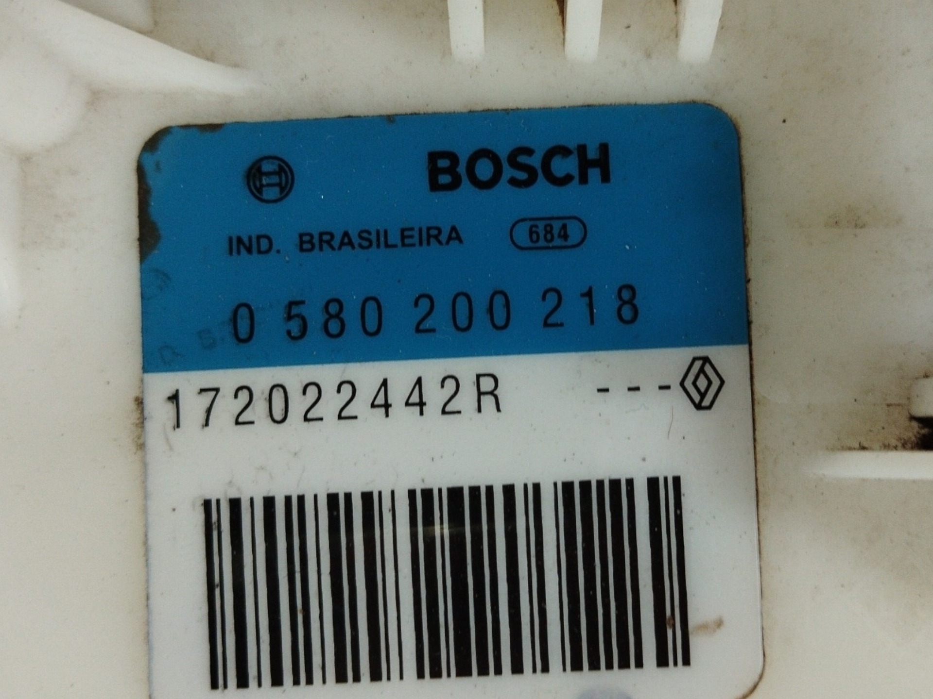 BOMBA COMBUSTÍVEL RENAULT LOGAN/SANDERO 2015/17 – 0580200218 3