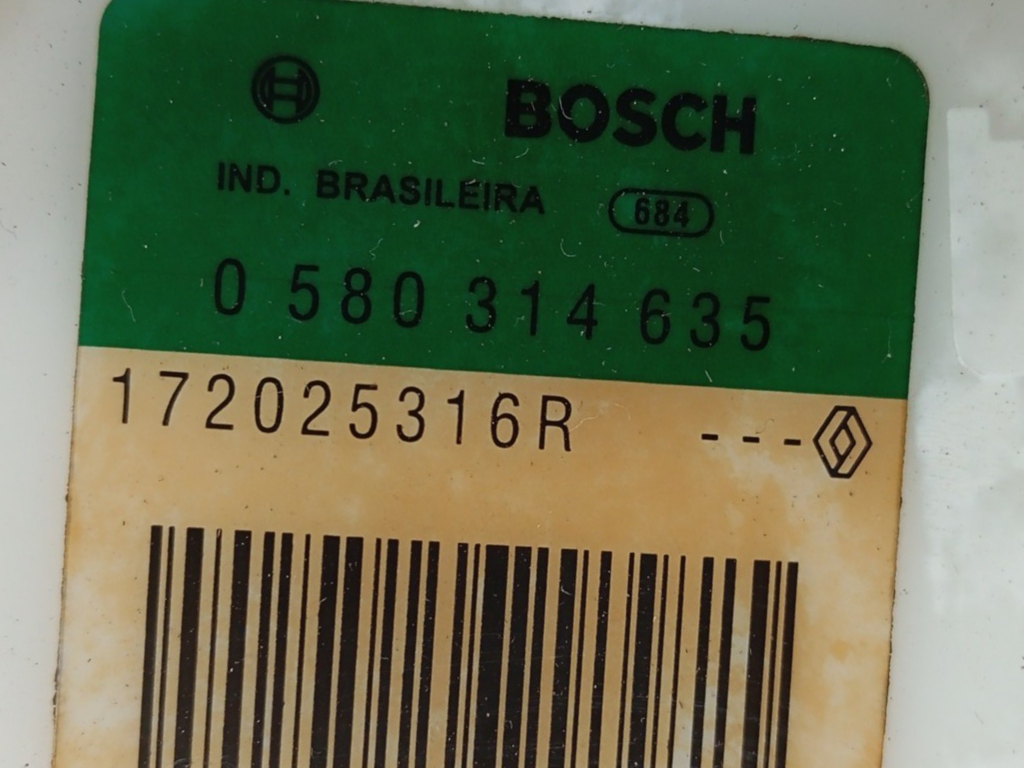 BOMBA COMBUSTÍVEL RENAULT LOGAN/SANDERO 2007/14 – 0580314635 3