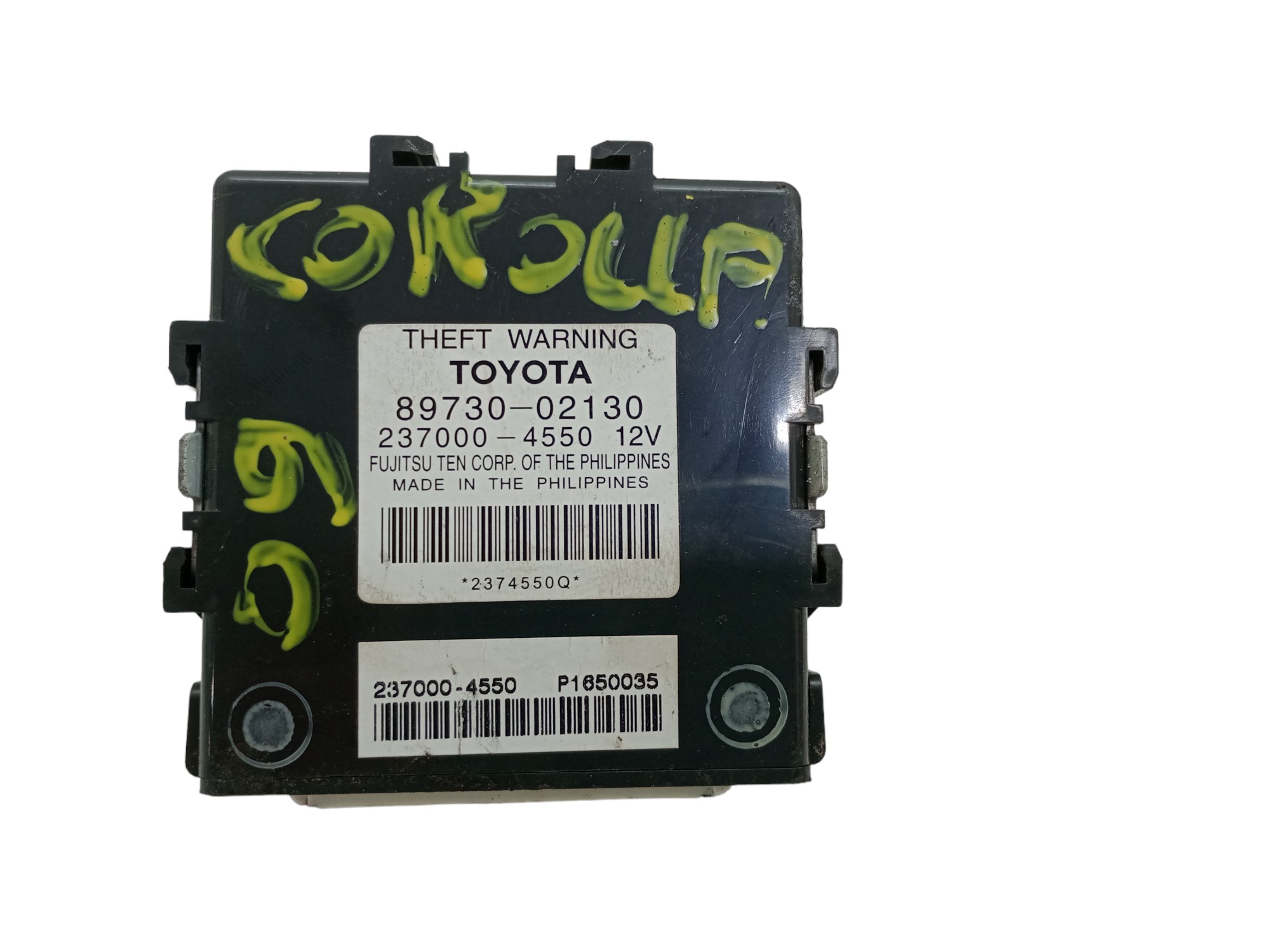 Kit Code Toyota Corolla 2009 6