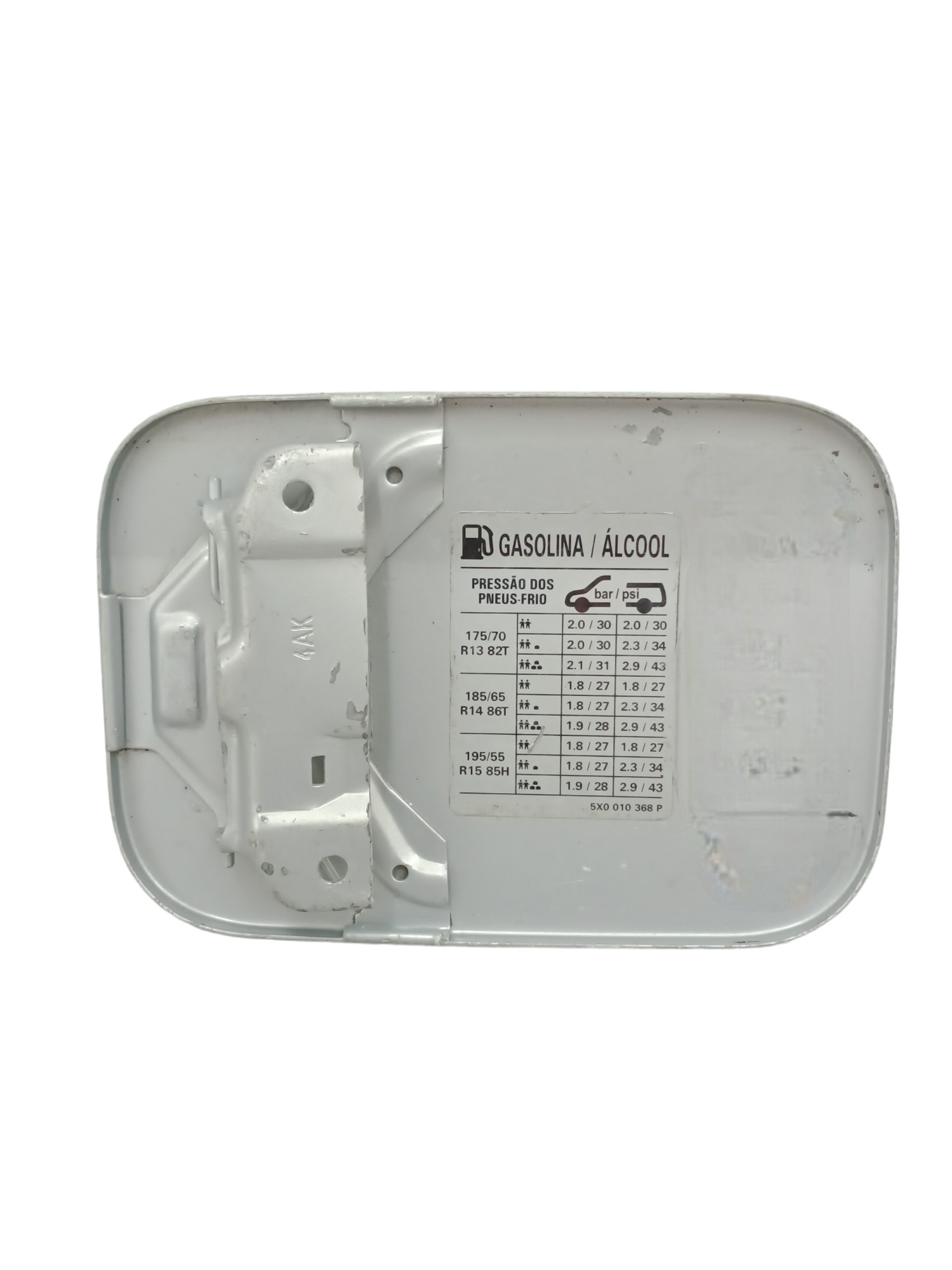 Portinhola tanque vw Saveiro G2/G3/G4 original sem mola 3