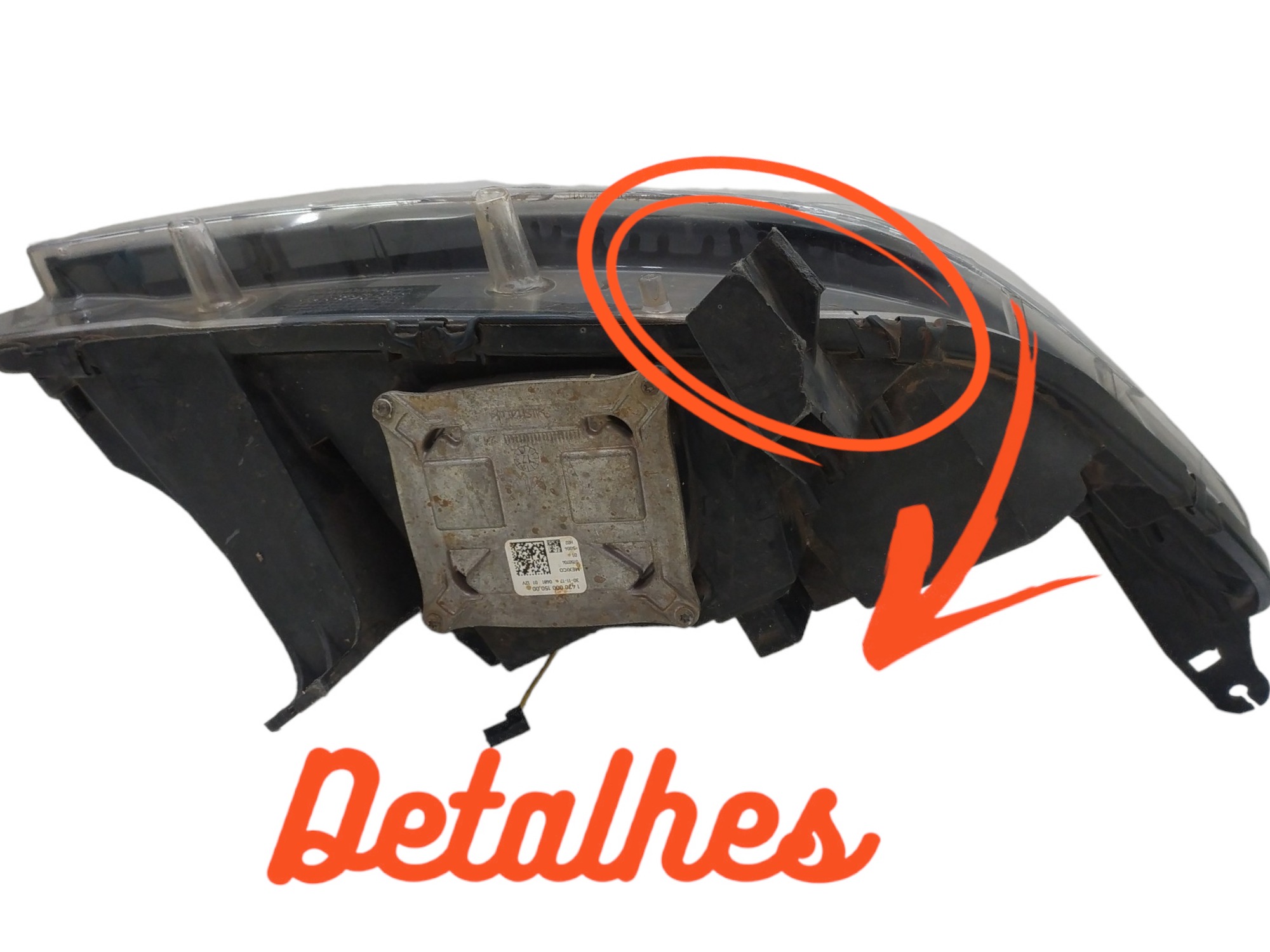 FAROL L/E CHEVROLET S10 2017 A 2019 ORIGINAL C/DETALHES 3