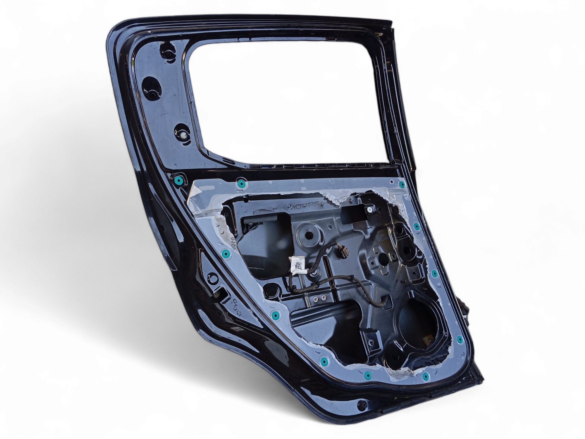 Porta Traseira L/e Fiat Mobi 2016 A 2020 Original  Traseira Esquerdo Preta 5