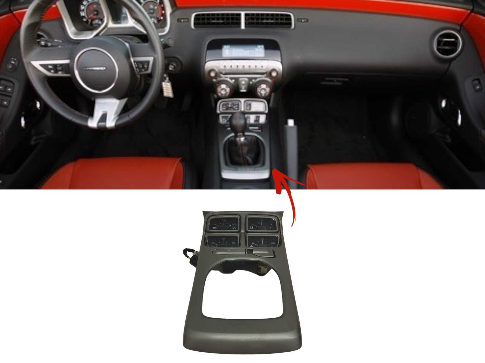 Console Central Chevrolet Camaro 2010 A 2015 Original