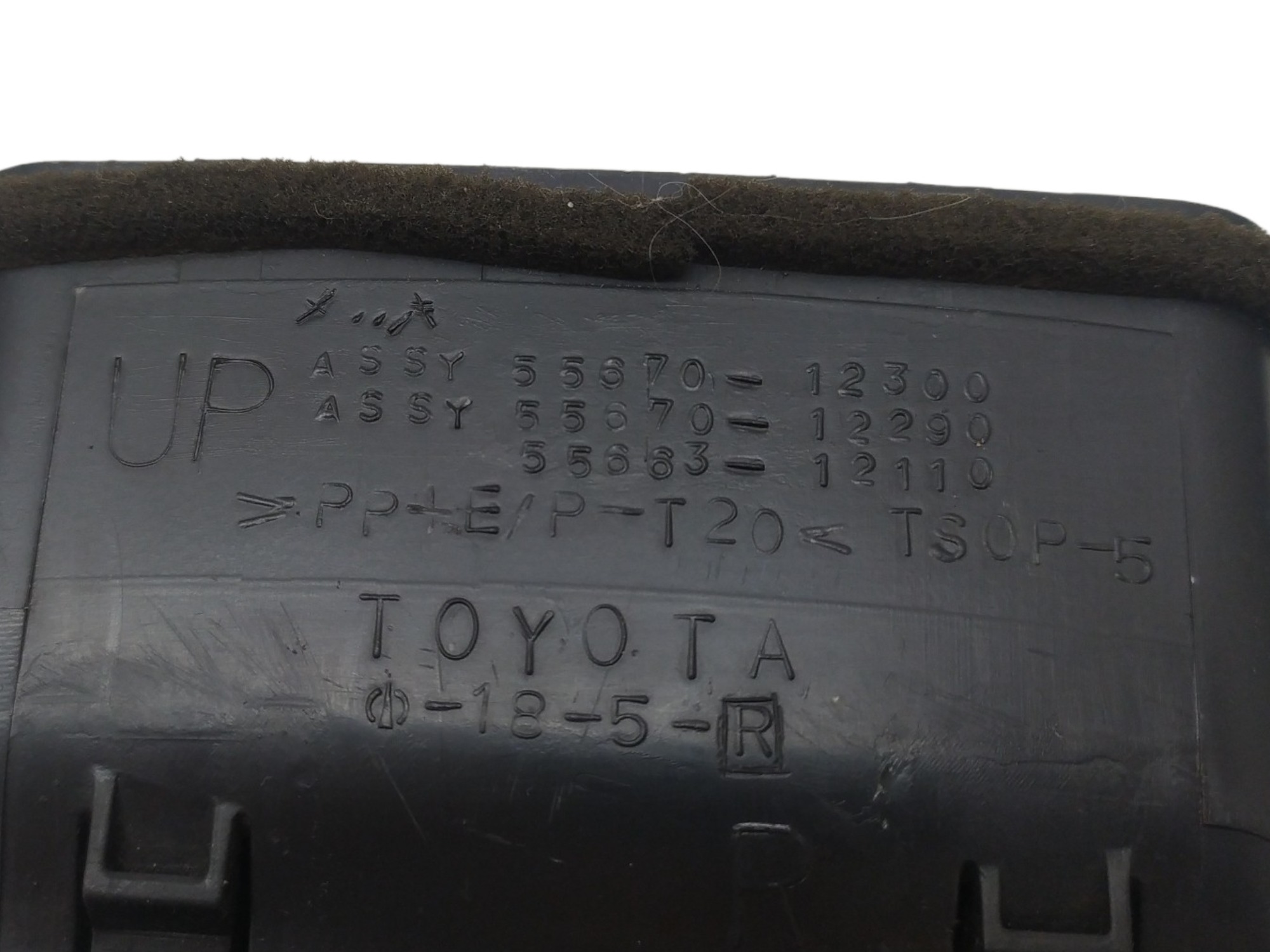 Difusor Ar Corolla L/d 2003 A 2008 Original – 55670-12300 7
