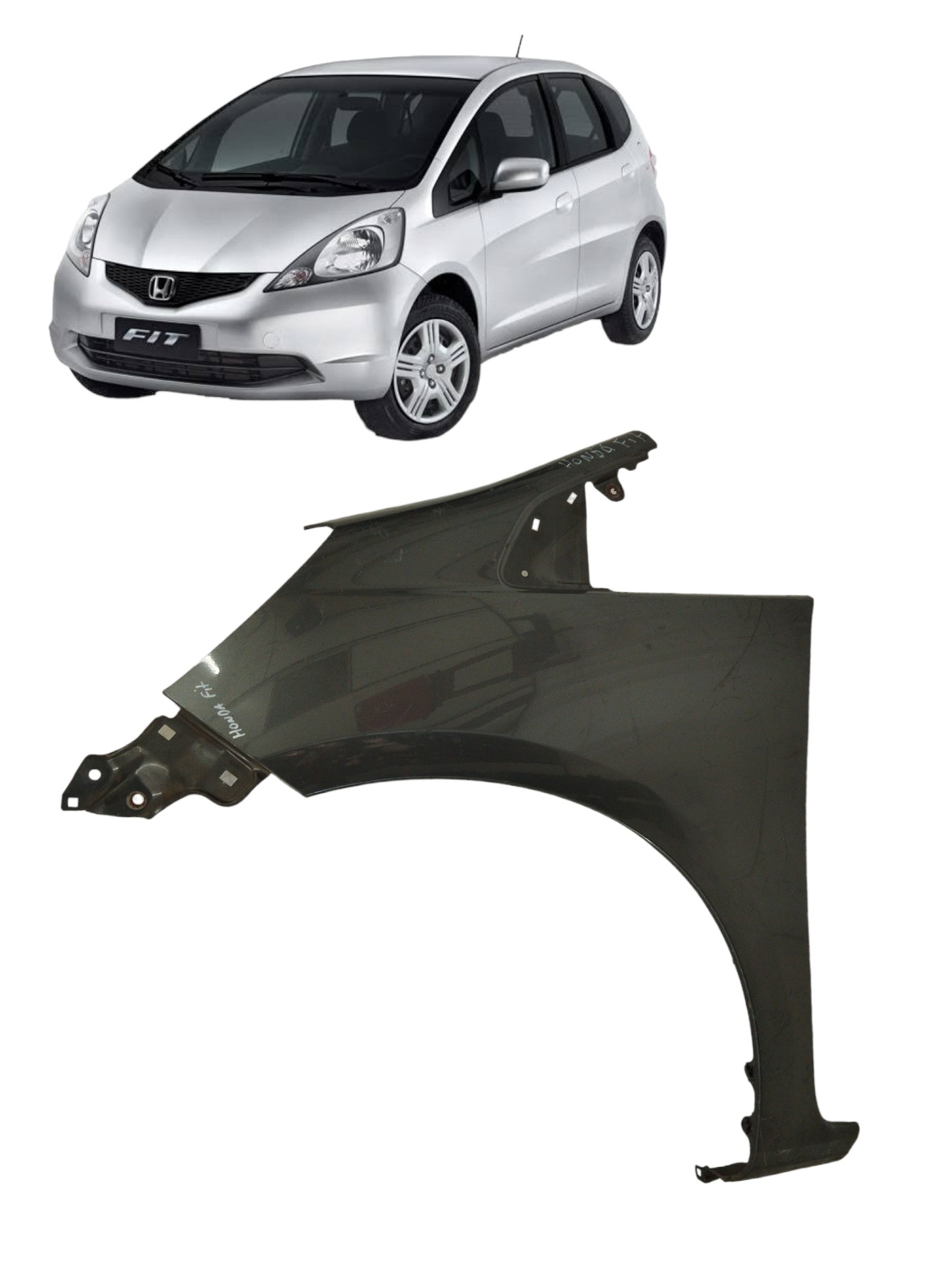 Paralama L/e Honda New Fit 2009 A 2014 Original