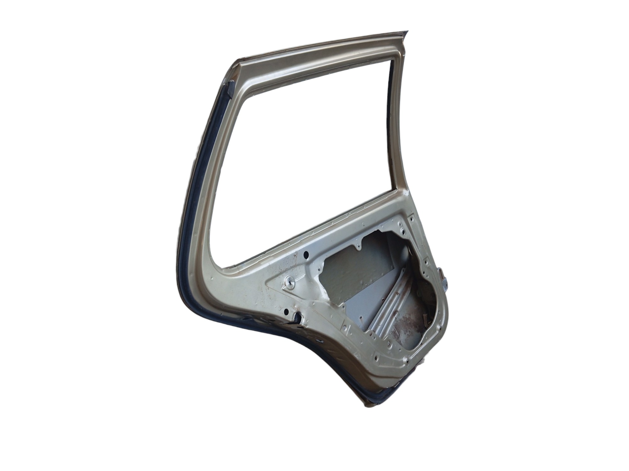 Porta Traseira L/e Vw Golf 2001 A 2012 Traseira Esquerdo Dourada 4