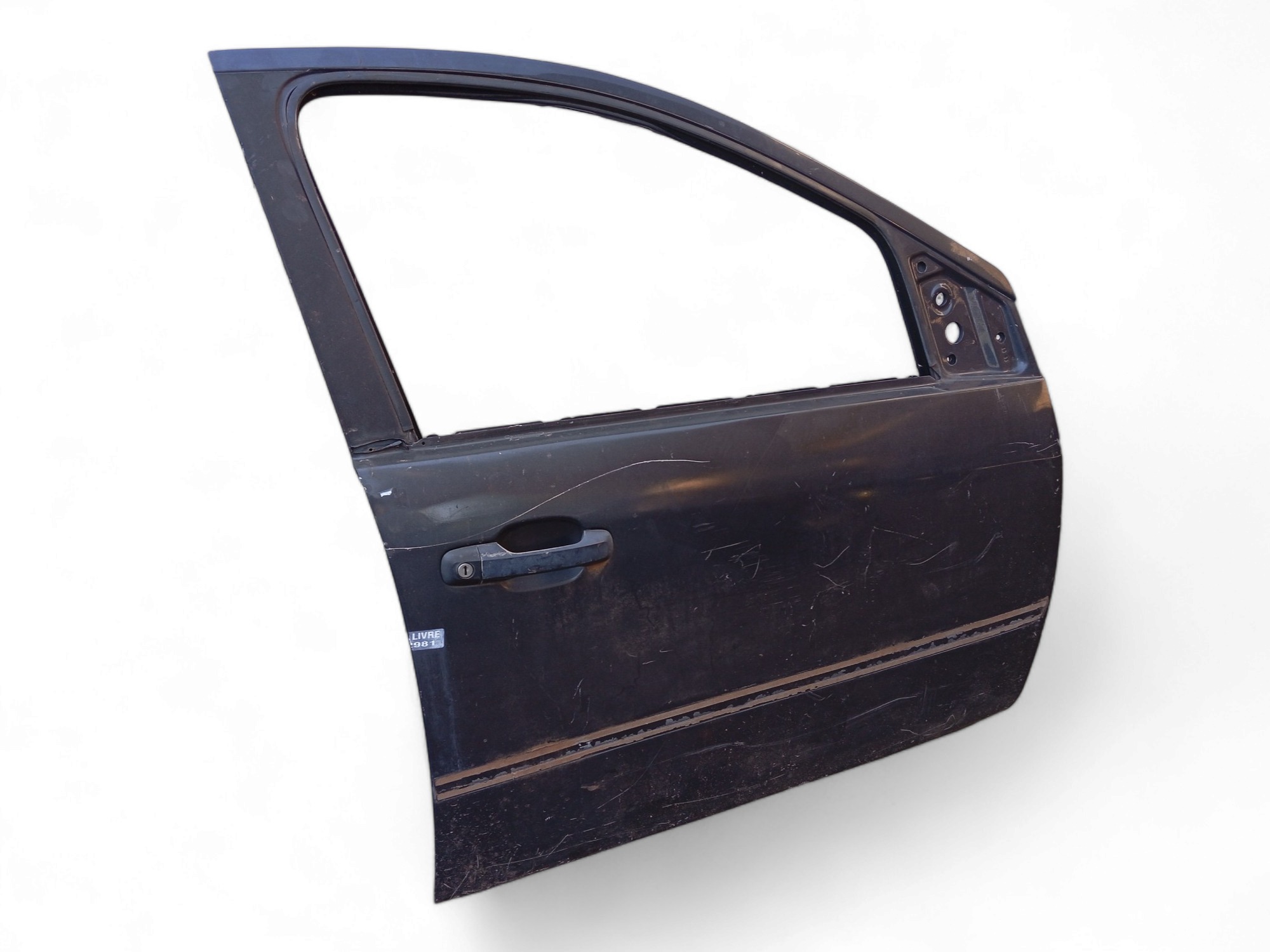 Porta Dianteira L/d Ford Fiesta 2003 A 2012 Original  Dianteira Direito Preto 2