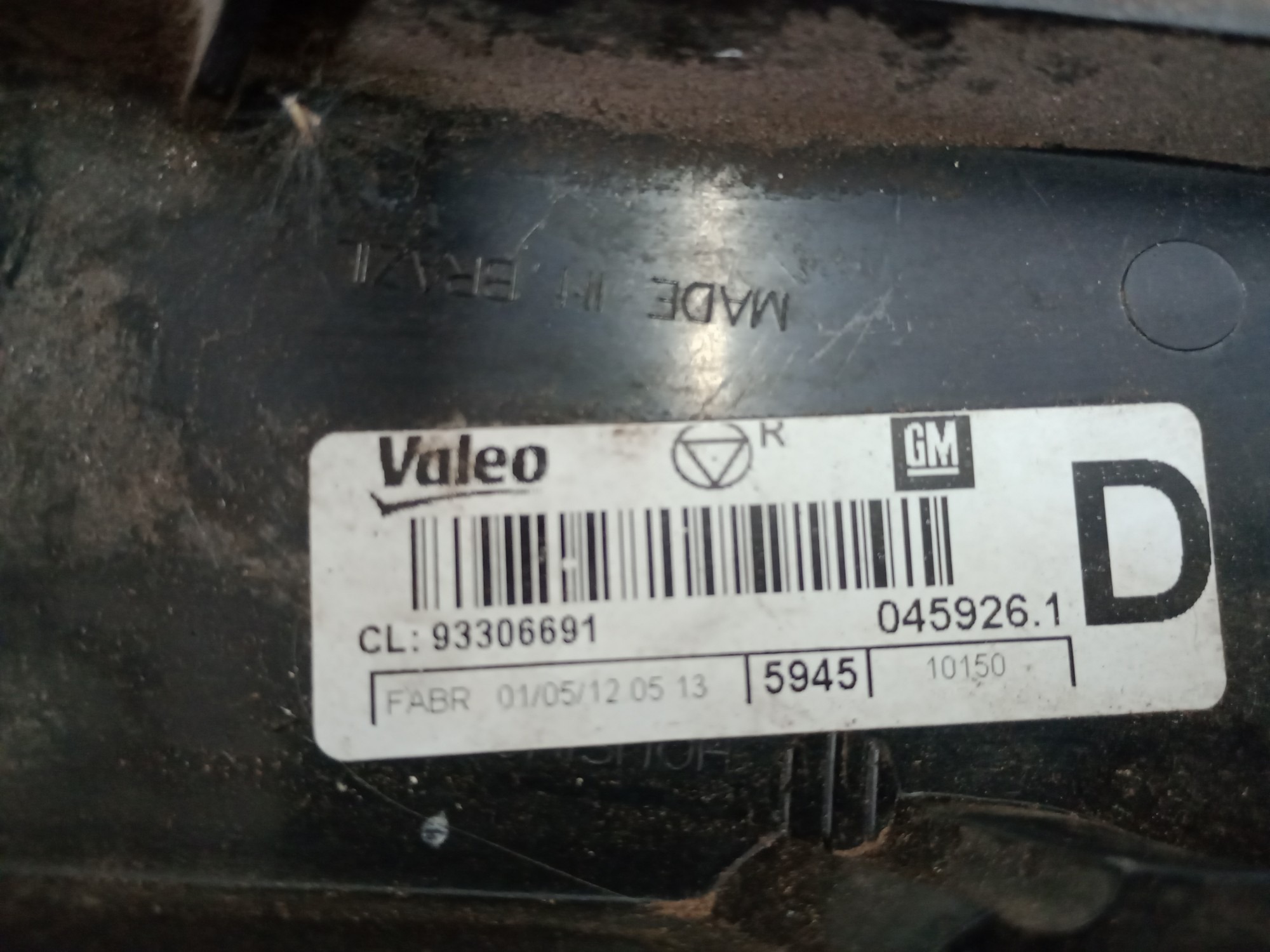 Refletor Luz Traseiro L/d Gm Meriva 2002/12 3