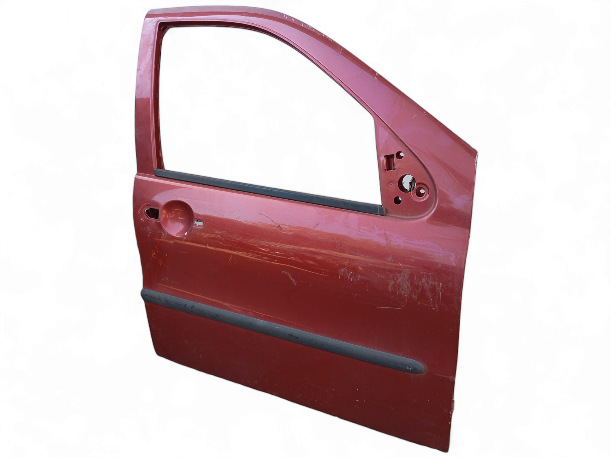 Porta Dianteira L/d Fiat Palio 2006 A 2014 Original  Dianteira Direito Vermelho 3