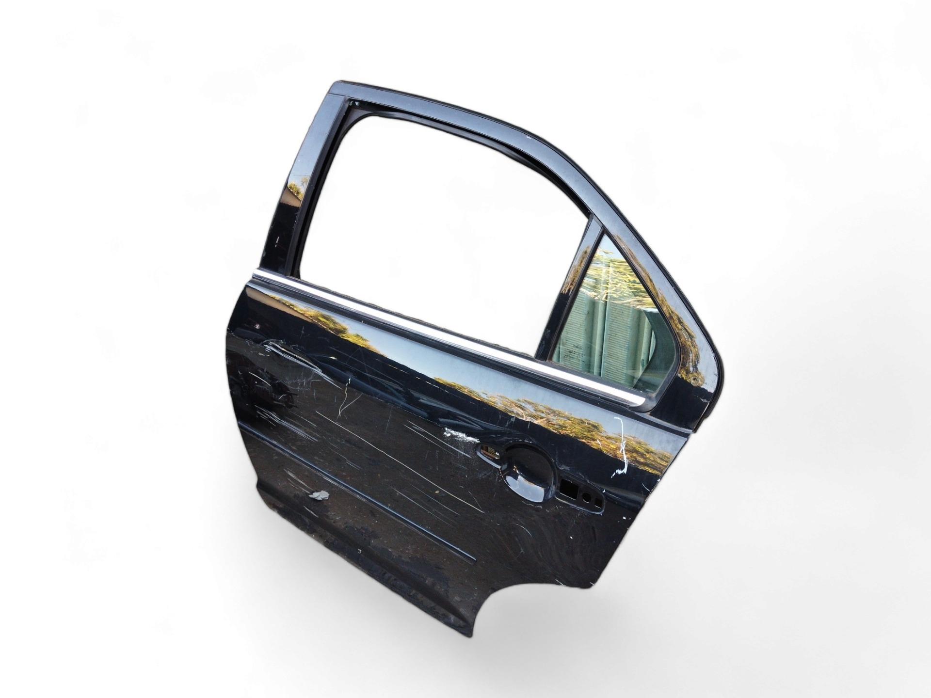 Porta Traseira L/e Ford Fusion 2006/12 C/detalhes Traseira Esquerda Preto 2