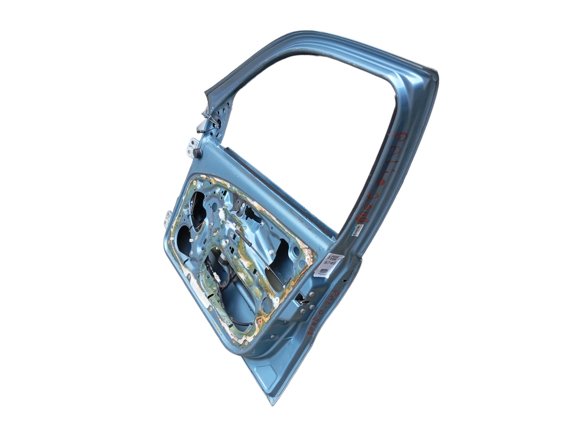 Porta Dianteira L/d Fiat Palio 2006 A 2014 Original  – Dianteira – Direito – Azul 4