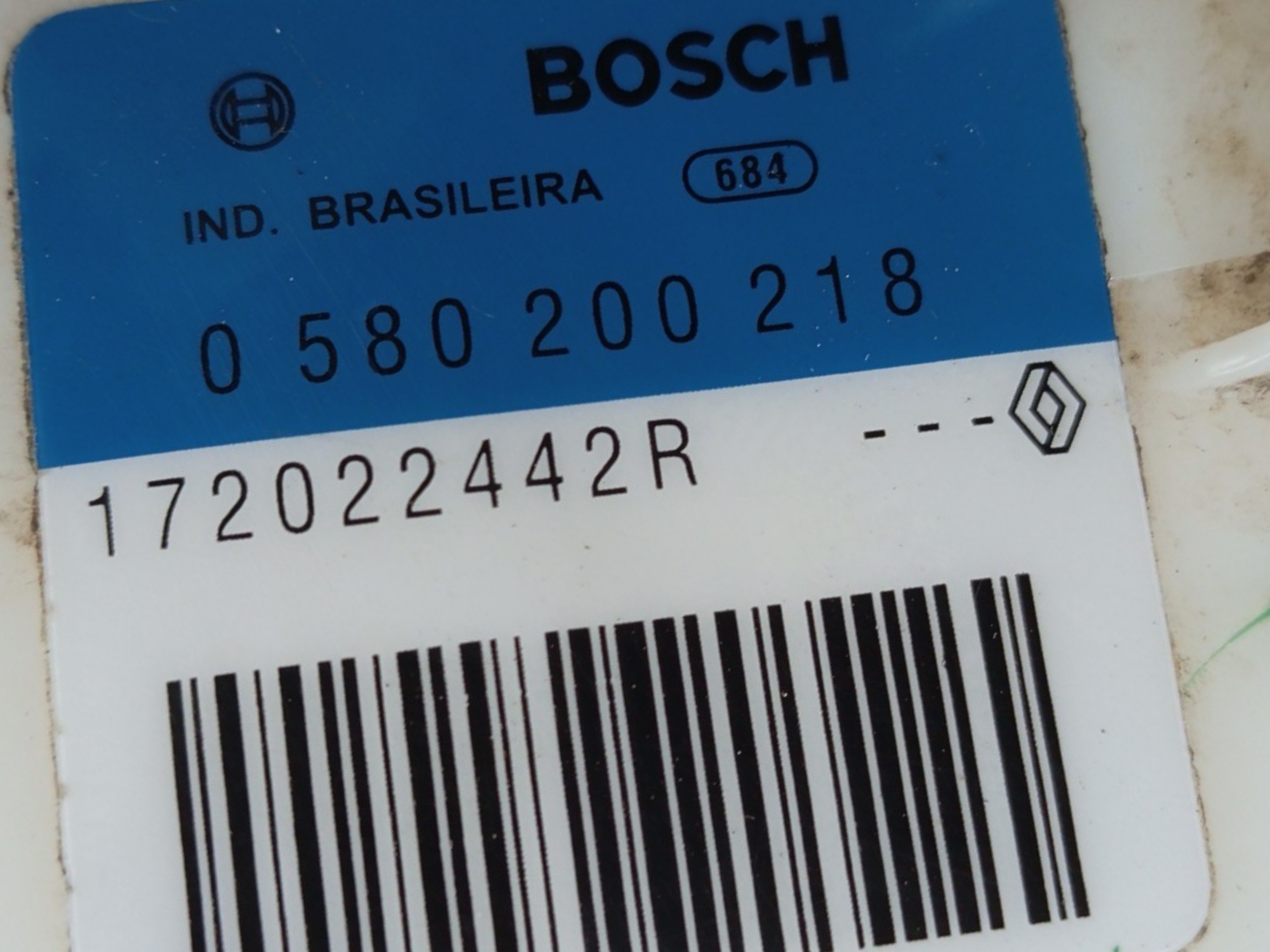 BOMBA COMBUSTÍVEL RENAULT LOGAN/SANDERO 2015/17 – 0580200218 3