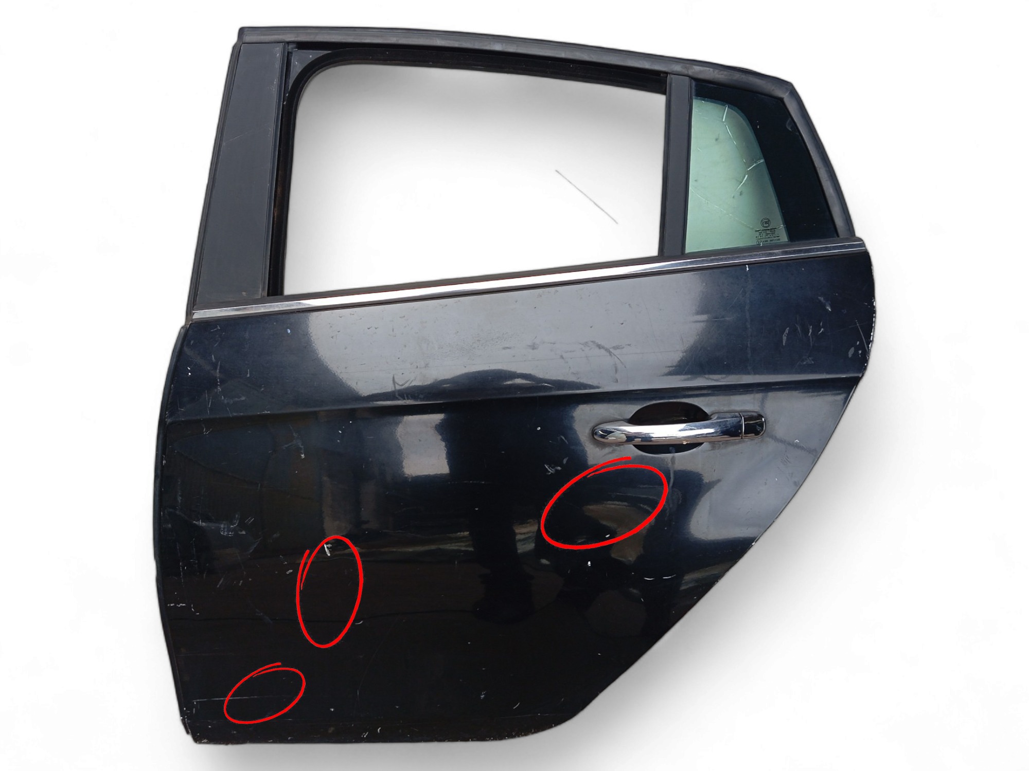 Porta Traseira Fiat Bravo 2011 A 2014 Original C/detalhes – Traseira – Esquerdo – Preto 3