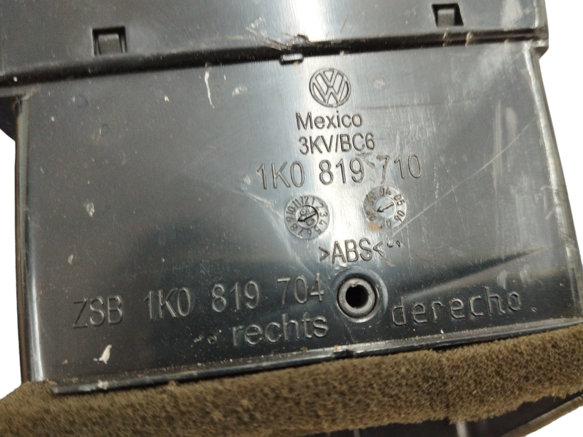 Difusor Saída Ar L/d Vw Jetta 2.5 2007/10 4