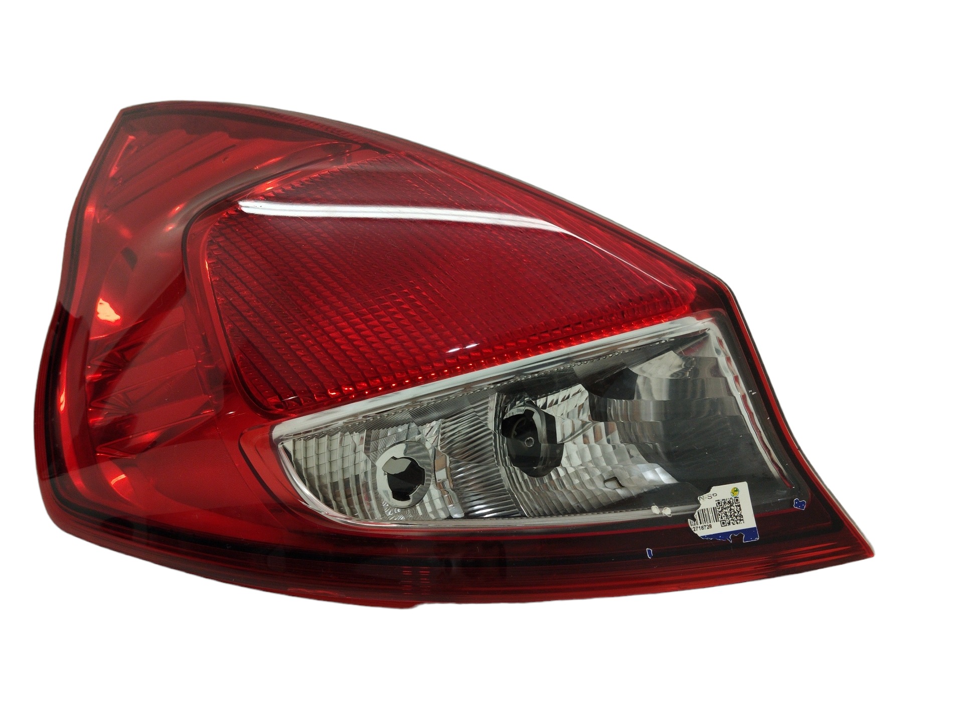 Lanterna Tras L/e Cristal Ford New Fiesta 2014/18 Original 2