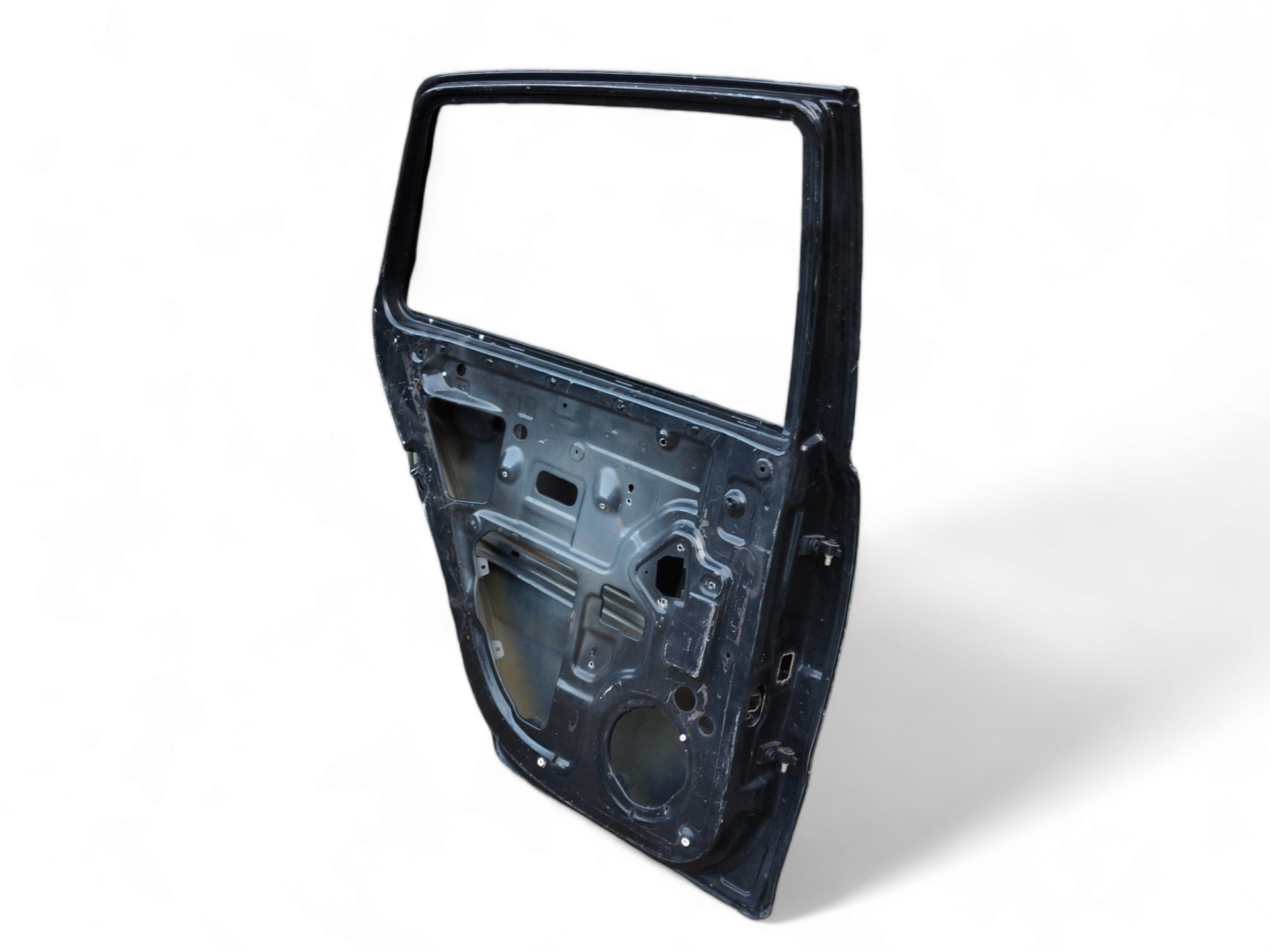 Porta Traseira L/e Vw Polo Traseira Esquerdo Preto 6