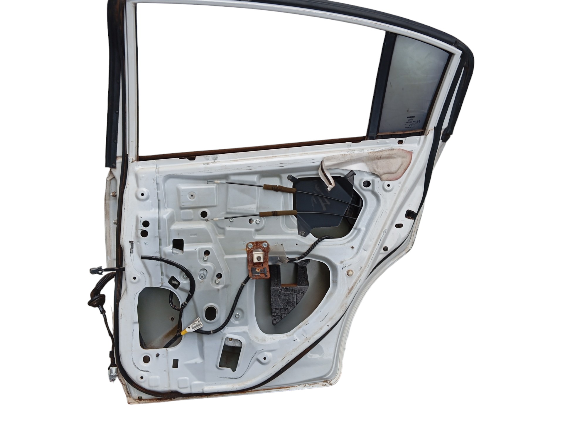 Porta Traseira L/d Nissan Sentra 2008 A 2013 Original  Traseira Direito Branco 4