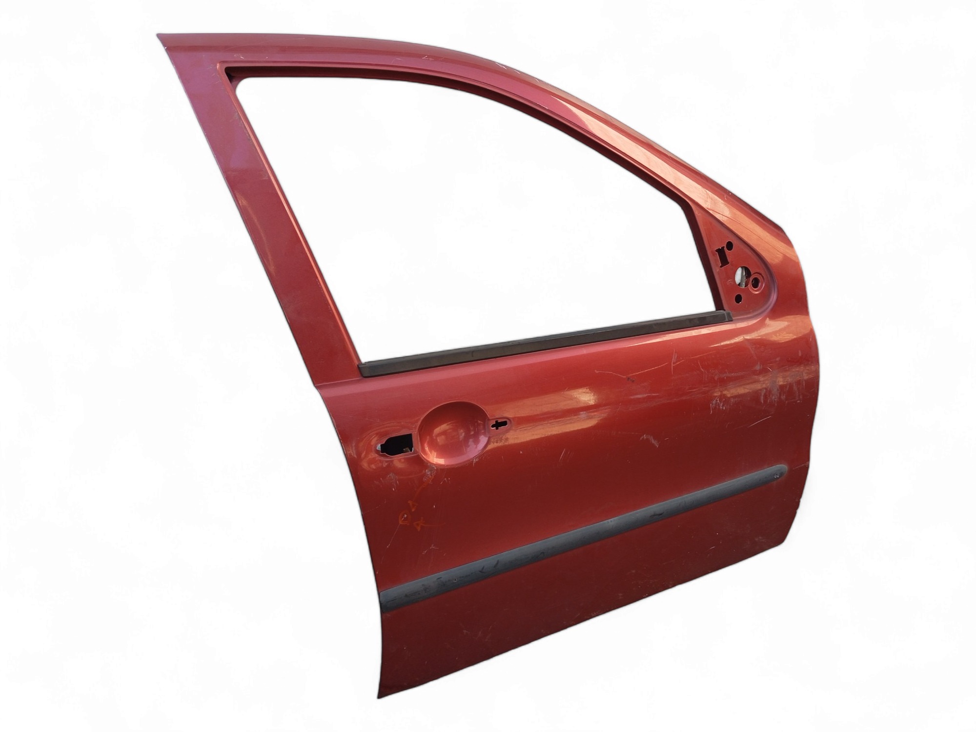 Porta Dianteira L/d Fiat Palio 2006 A 2014 Original  Dianteira Direito Vermelho 2