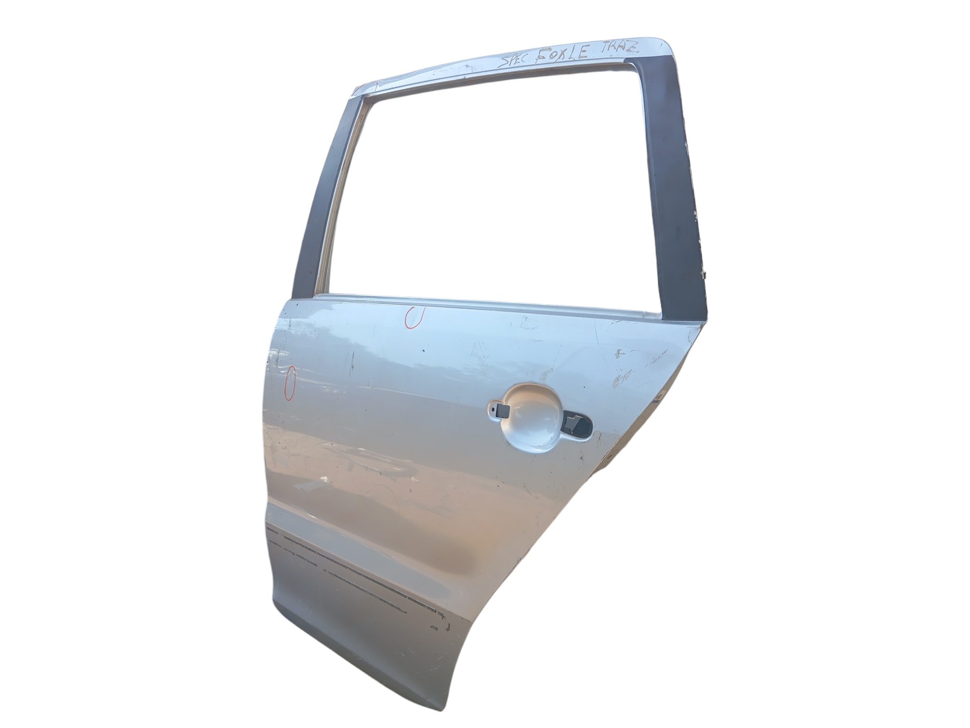 Porta Traseira L/e Fox / Spacefox 2010/14 Original C/detalhe – Traseira – Esquerdo – Prata 2
