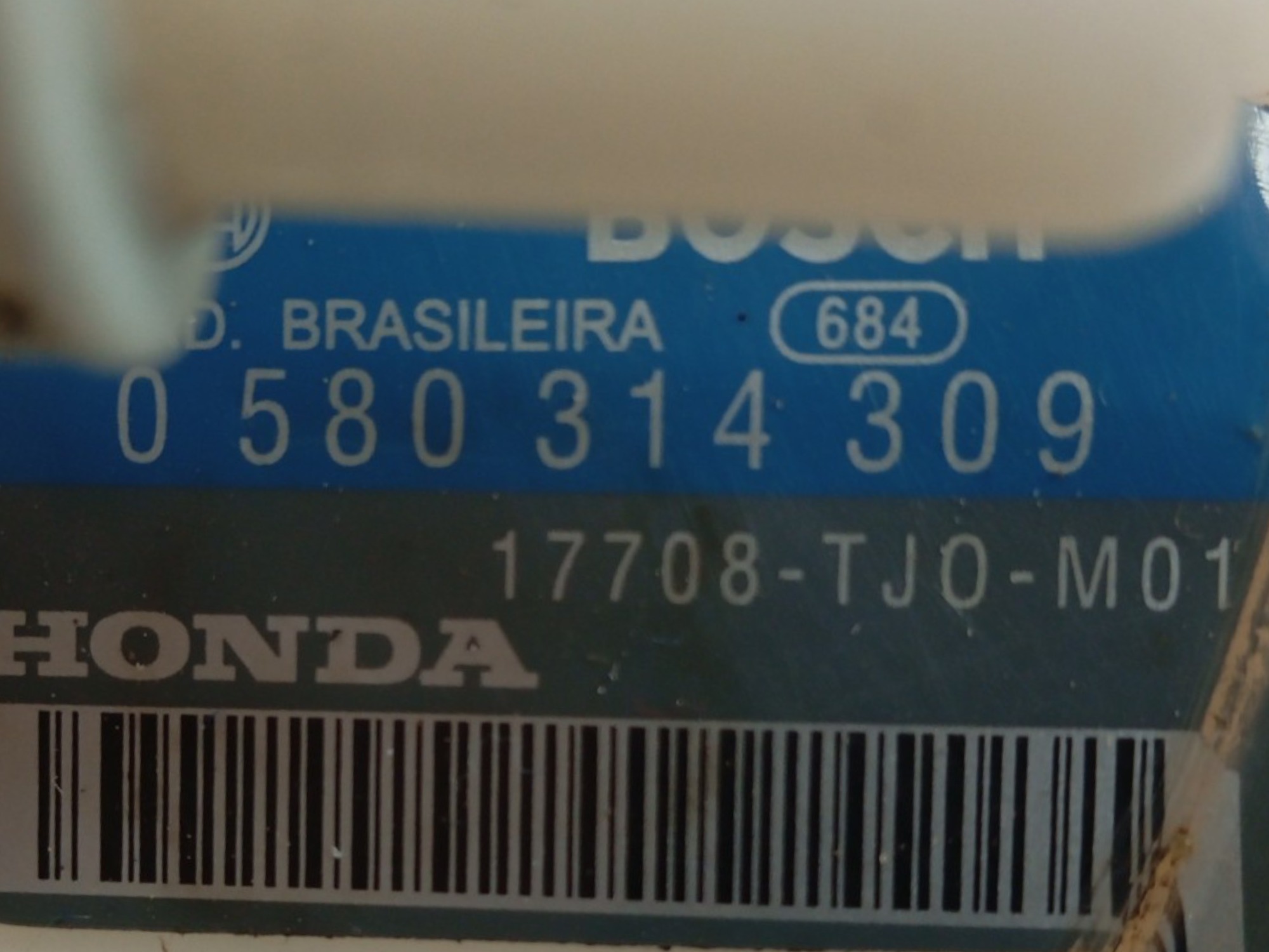 BOMBA COMBUSTÍVEL HONDA NEW FIT / CITY 2009 A 2014 FLEX 5
