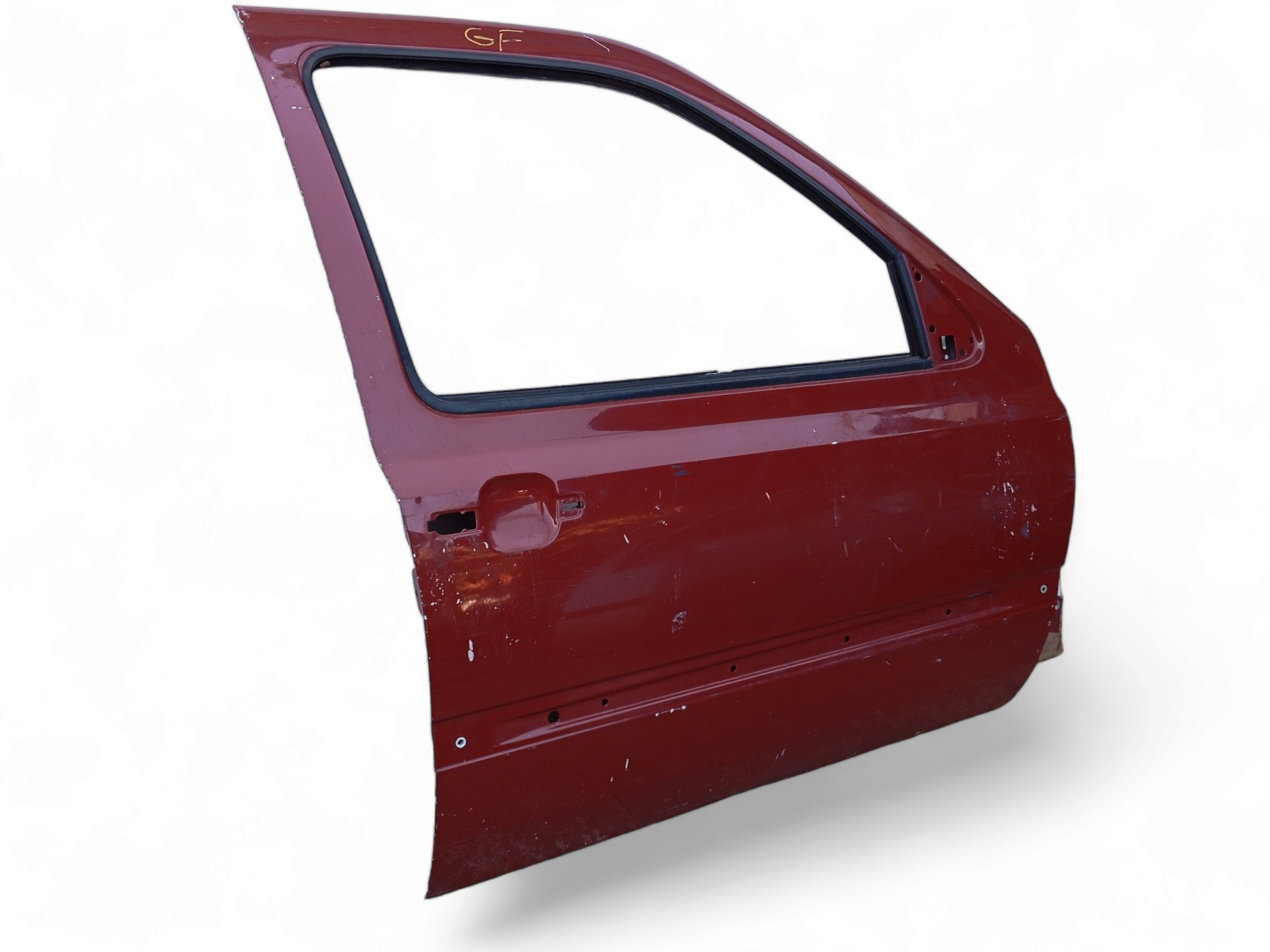 Porta Dianteira L/d Vw Golf Mk3 4p 1995 A 1998 Original Dianteira Direito Vermelho 2