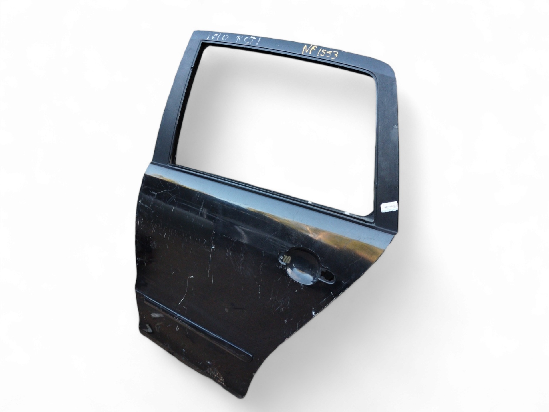 Porta Traseira L/e Vw Polo Traseira Esquerdo Preto 2