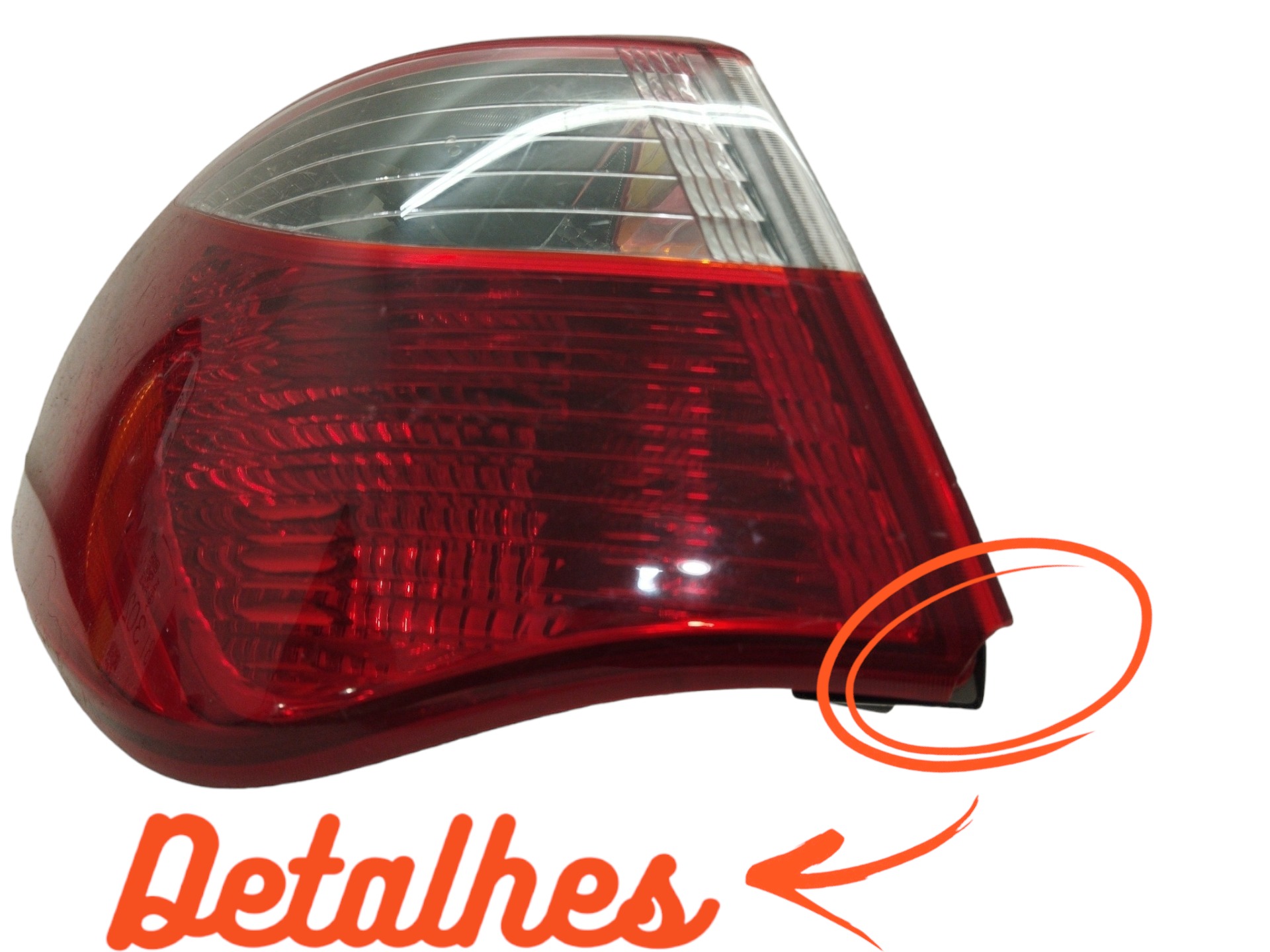 Lanterna Tras Canto L/e Hb20s Sedan Original C/detalhes 4