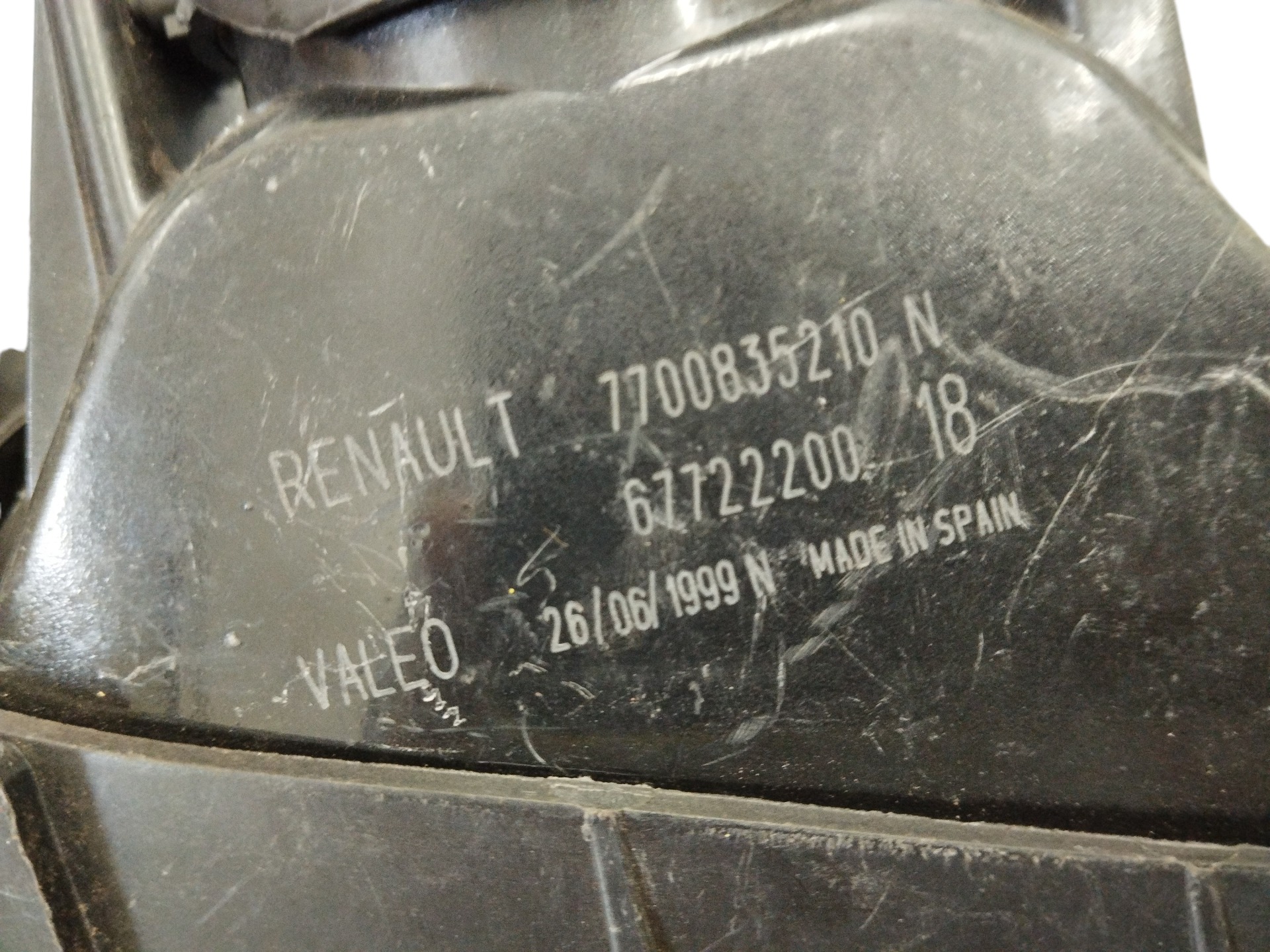 Farol Milha L/e Renault Clio/scenic/megane Original 4