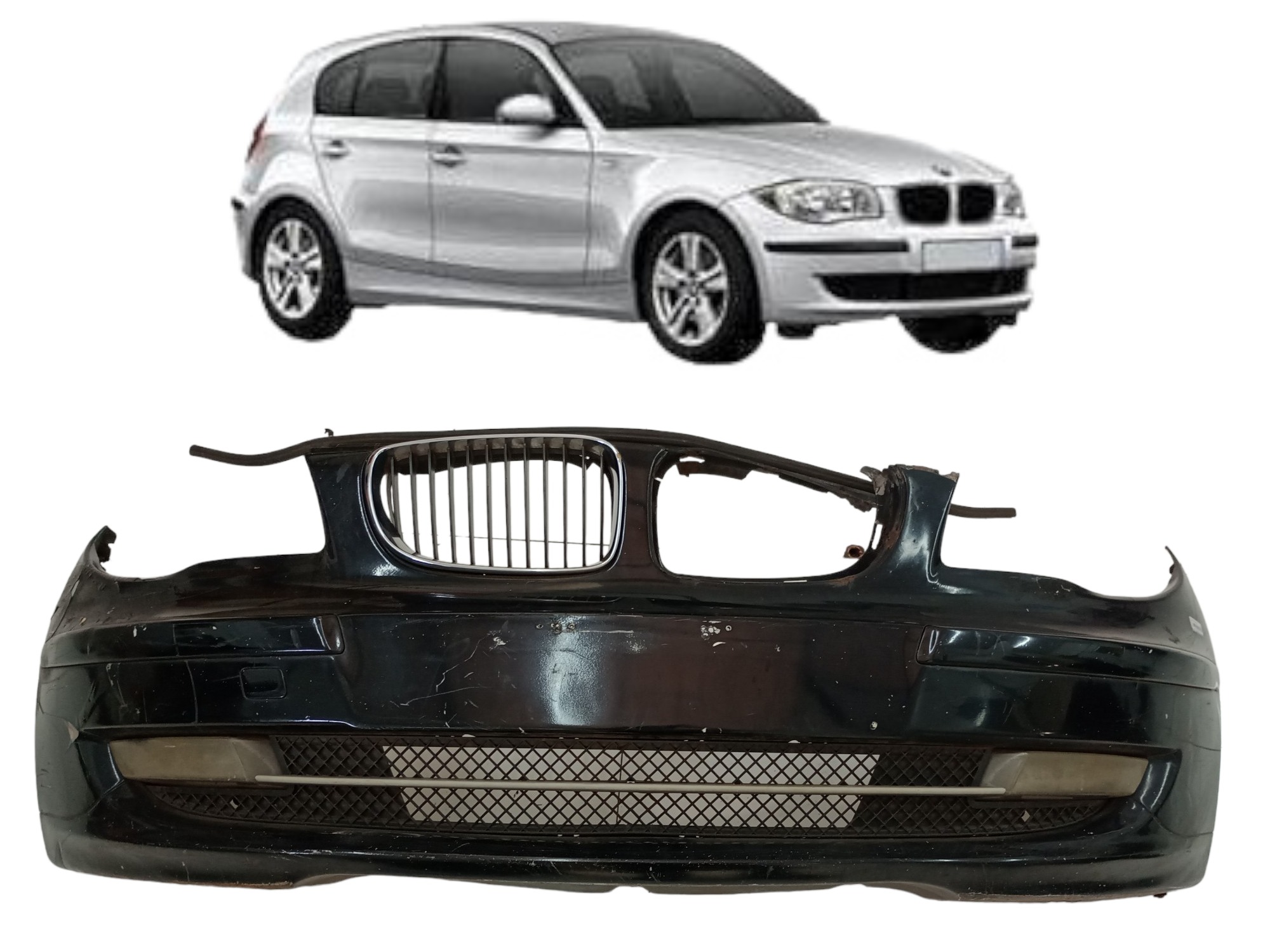 Parachoque dianteiro bmw 118 Ruim / pra tirar peças 2