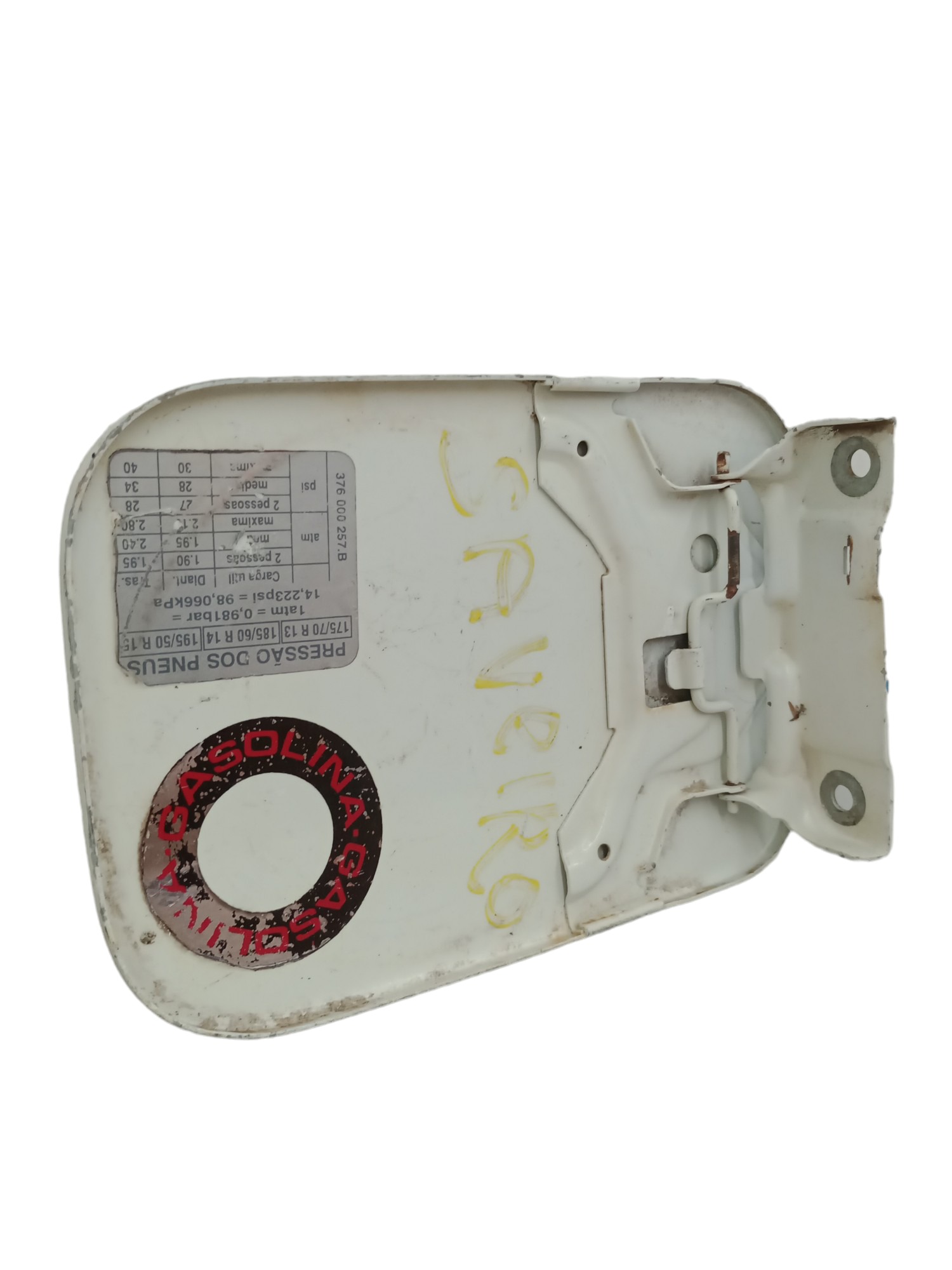 Portinhola tanque vw Saveiro G2/G3/G4 original sem mola 6