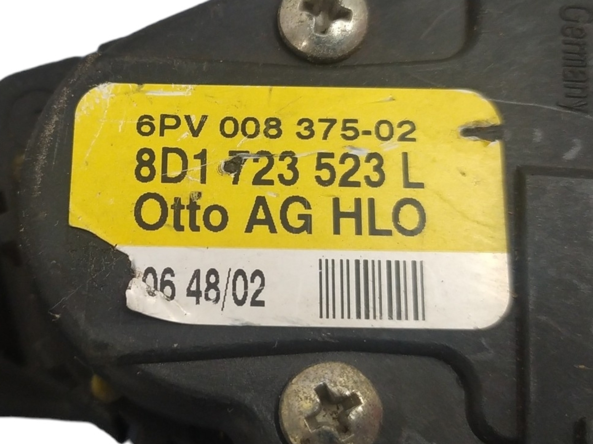 Pedal Acelerador Eletrônico A4 / A6 1998/06 – 8d1723523l 2