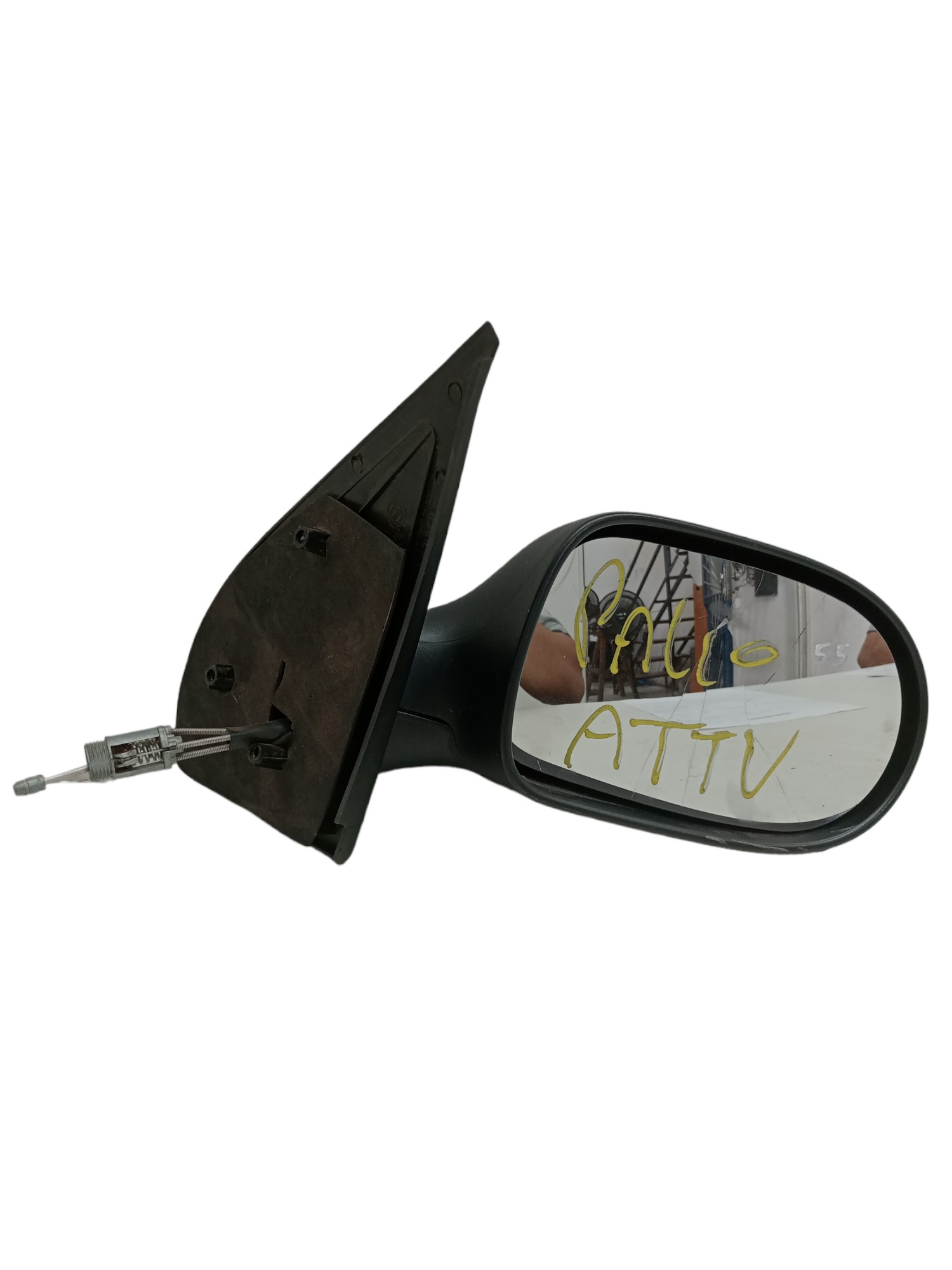 Retrovisor manual L/D palio / Siena 2008 a 2010 c/detalhe 2