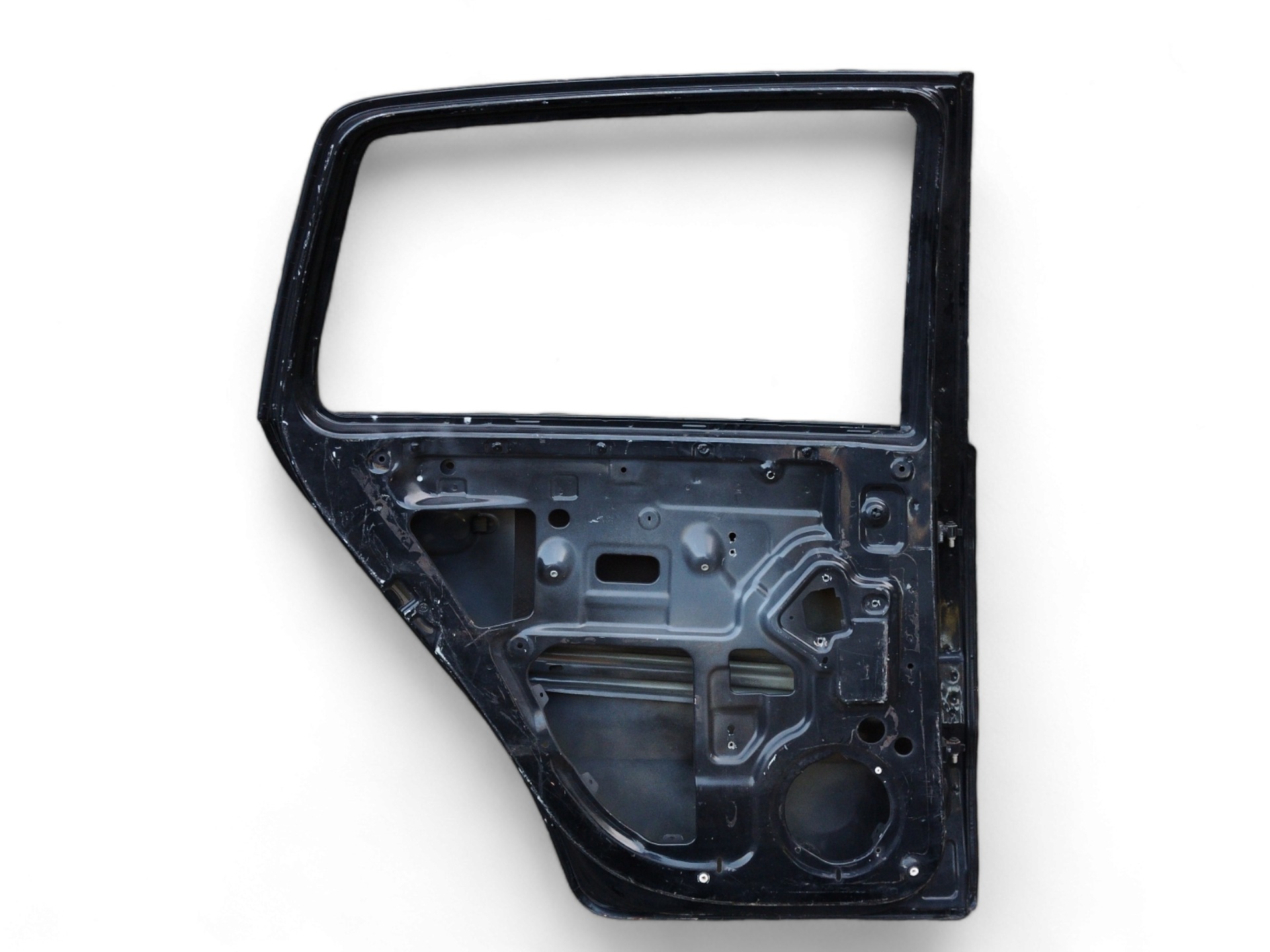 Porta Traseira L/e Vw Polo Traseira Esquerdo Preto 4