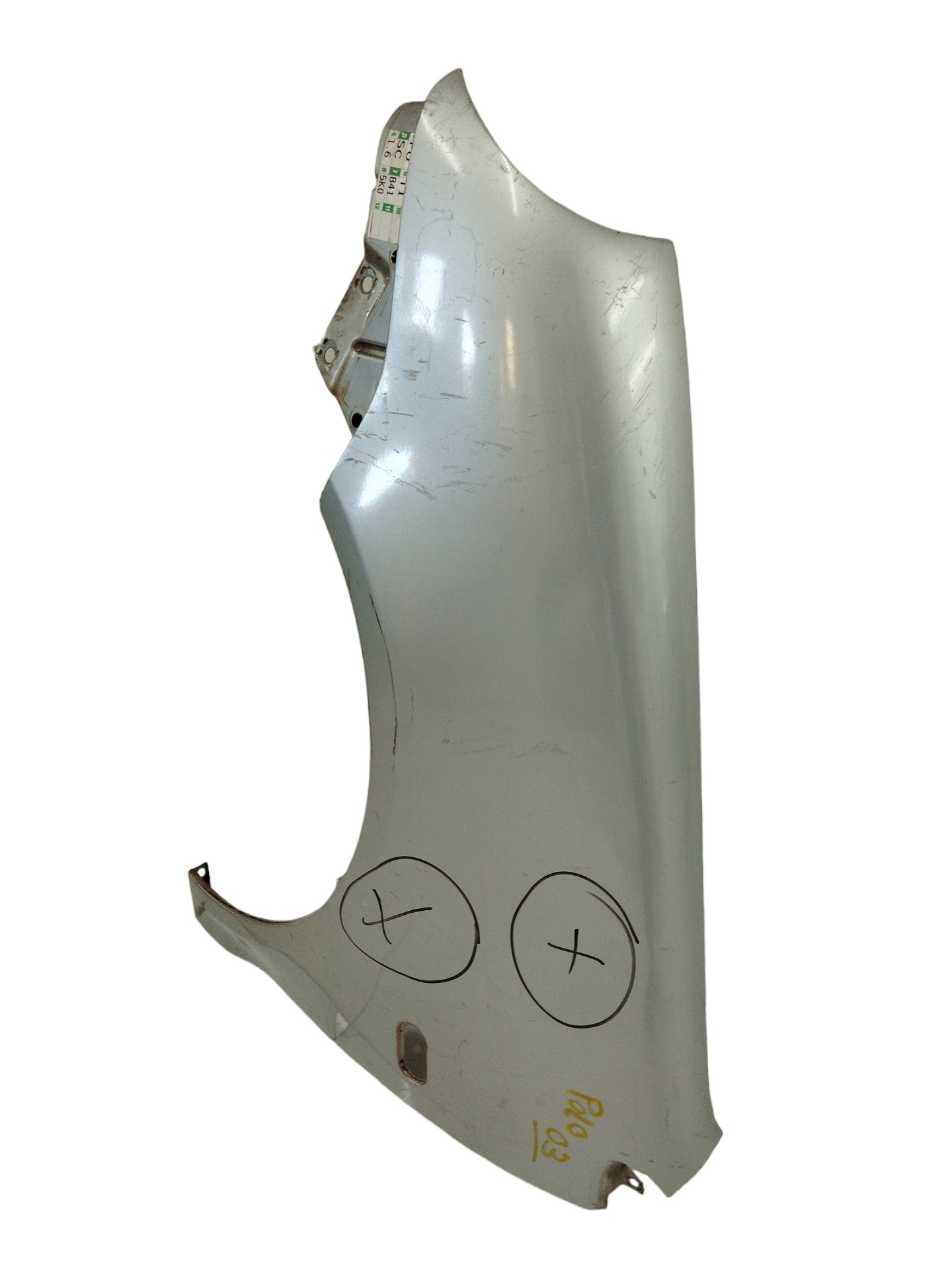 Paralama L/E vw polo 2002 a 2006 original c/detalhes 2