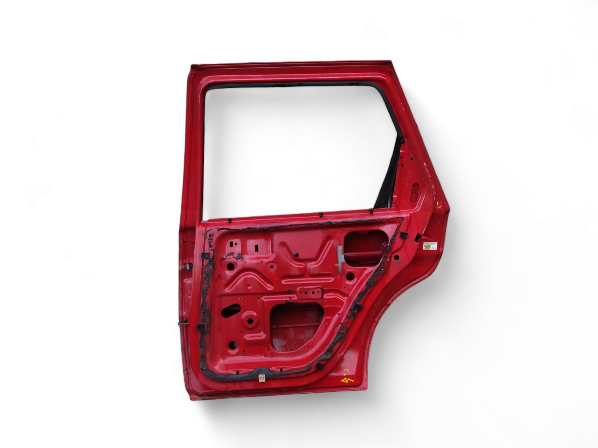Porta Traseira L/d Ford Ecosport 1997/02  Traseira Direitinho Vermelha 4