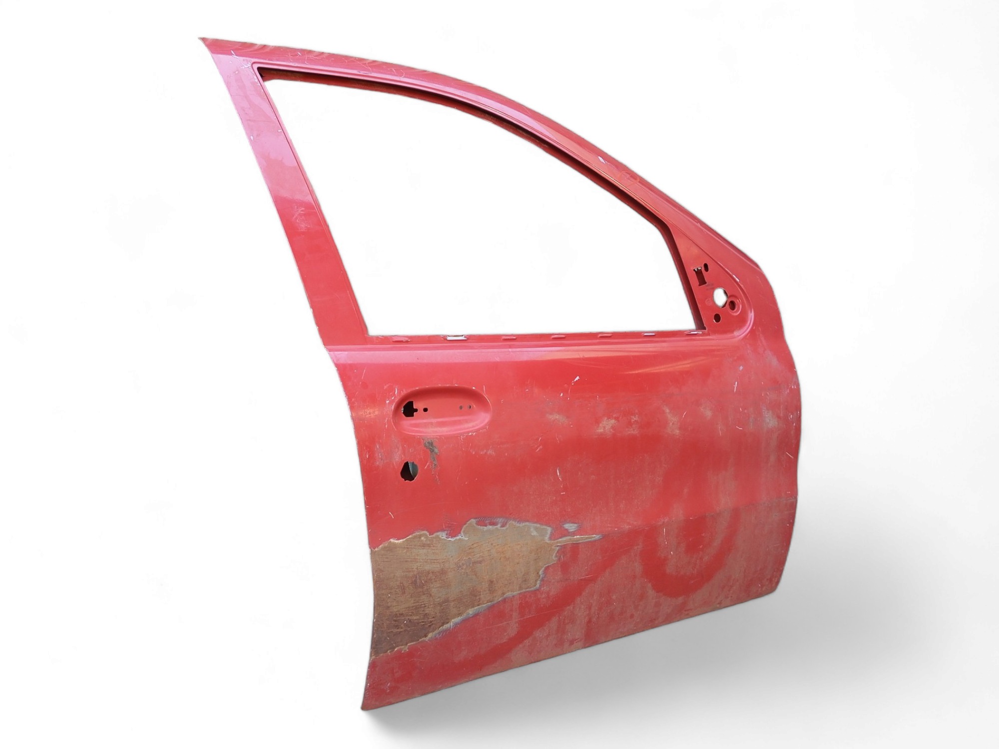 Porta Dianteira L/d Fiat Palio 4p 96/02 Original P/recuperar Dianteira Direito Vermelho 3
