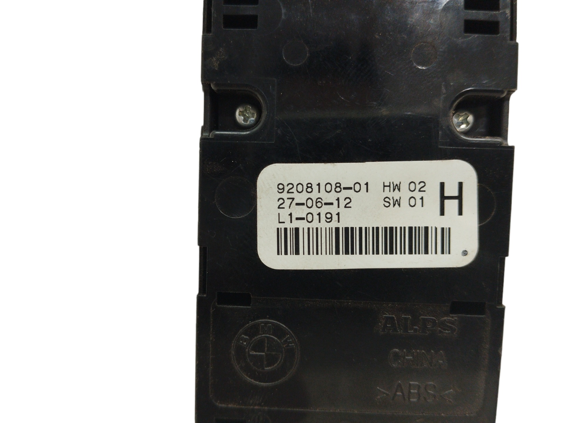 Botão Vidro Elétrico D/d Bmw 320i 2015 Original 9208108 2
