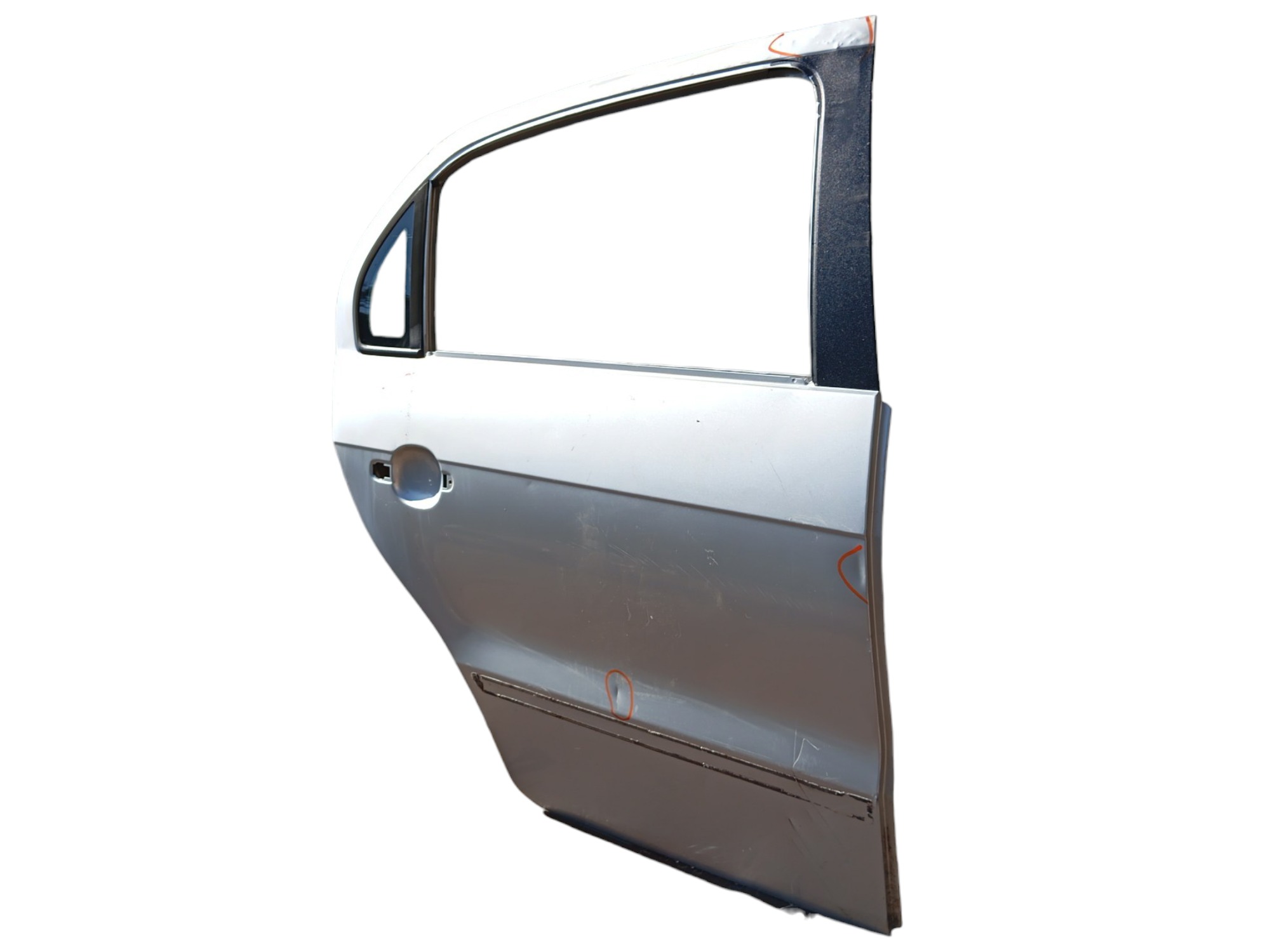 Porta Traseira L/d Vw Gol G5 / G6 Original  C/detalhes – Traseira – Direito – Prata 3