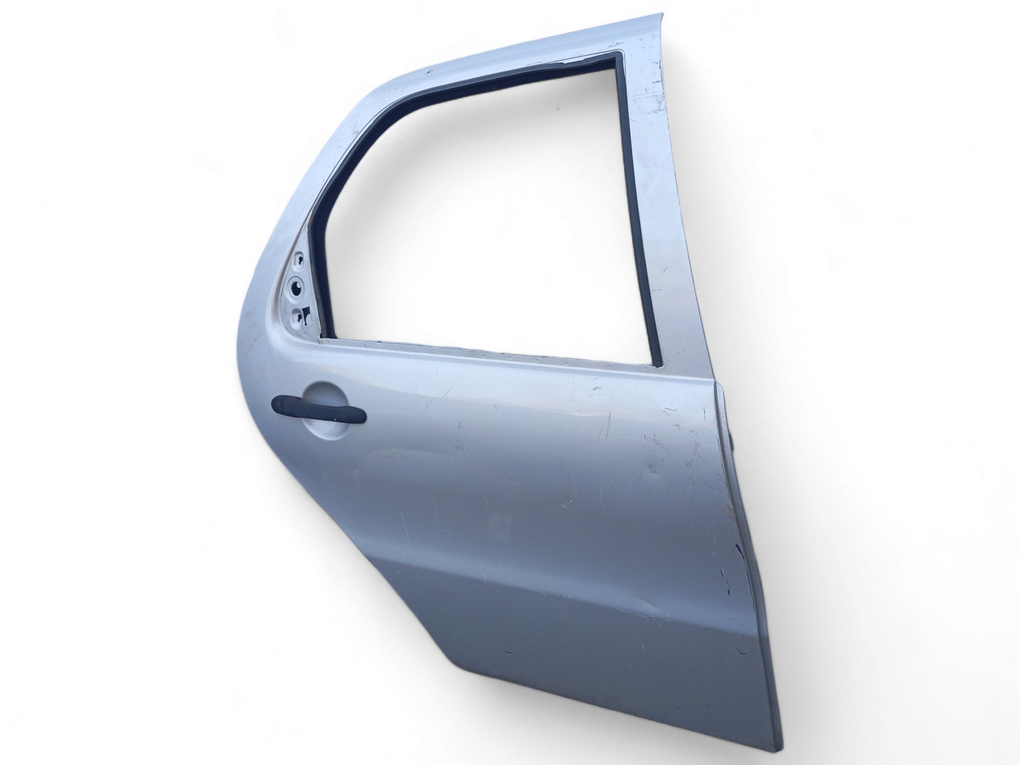 Porta Traseira L/d Fiat Palio 2006/14 Original C/detalhe – Traseira – Direito – Prata 2