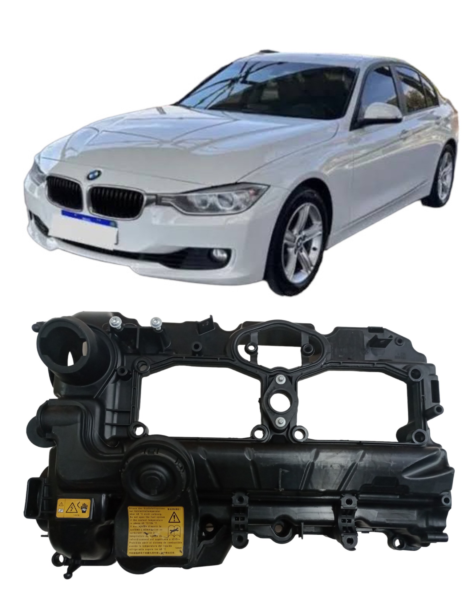 Tampa De Válvula Bmw 320i 2013 A 2017 15265812 Original 2