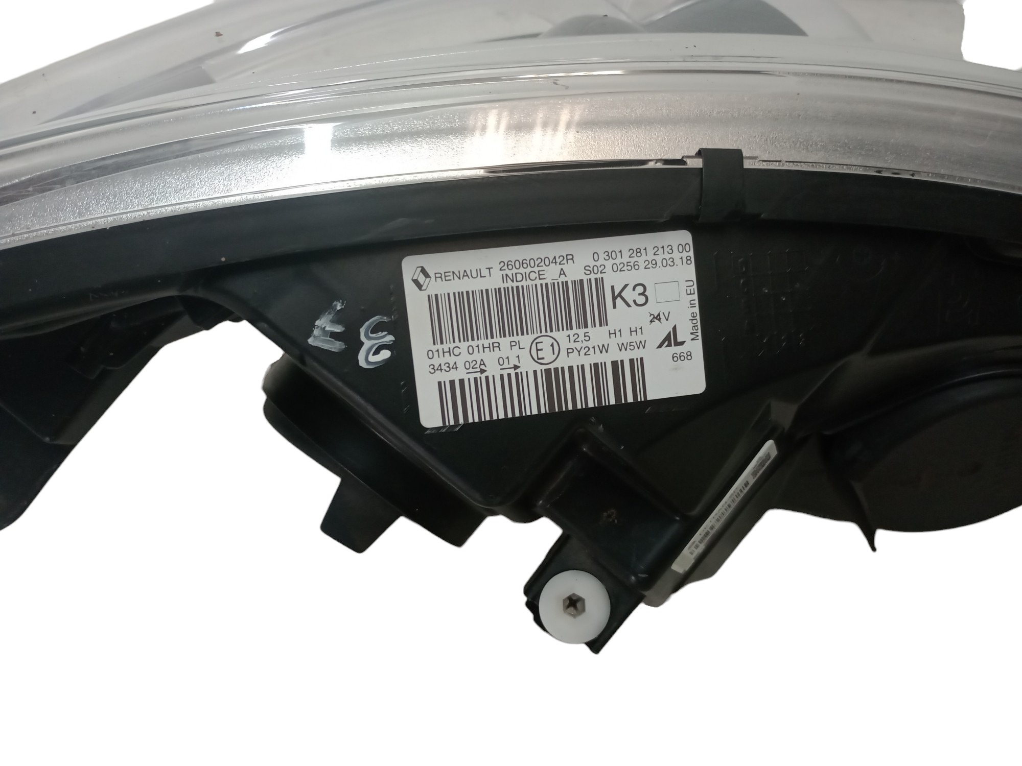 Farol L.e Renault Captur 2016 / 2019 Original  Esquerdo 5